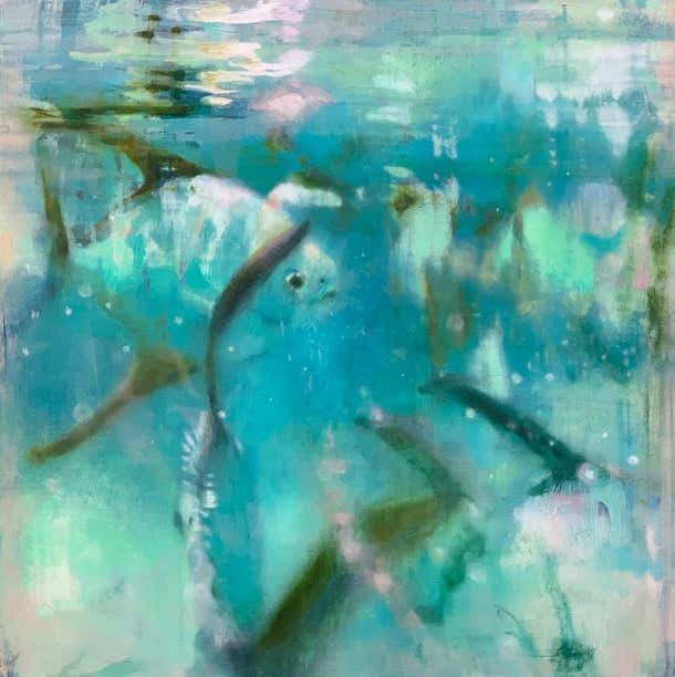 David C Gallup Schooling Palometa For Sale at 1stDibs