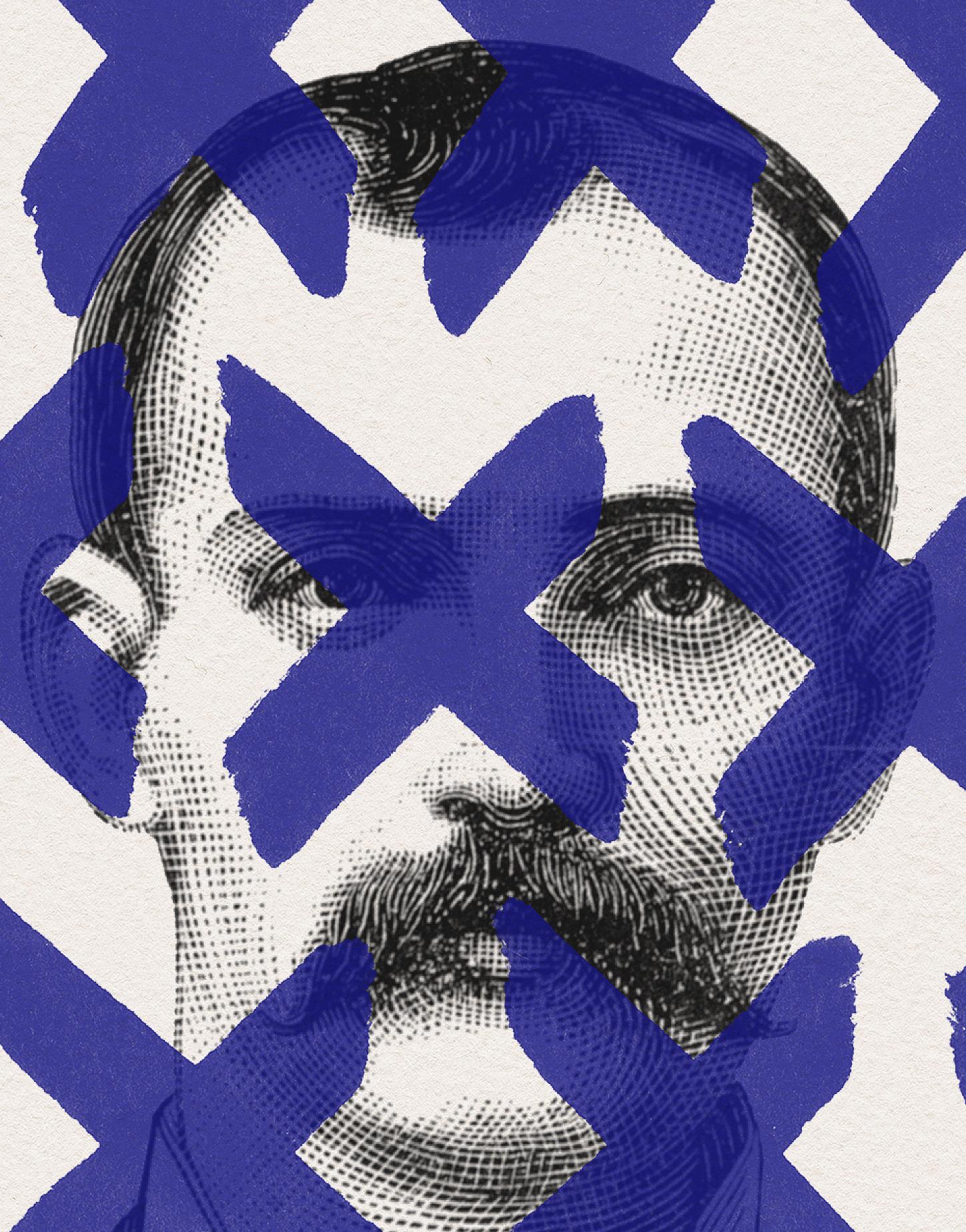 Giclée Print: 'BLUE CROSS' For Sale 1