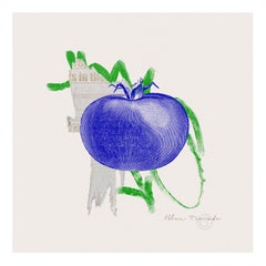 Stampa Giclée: "POMODORO BLU