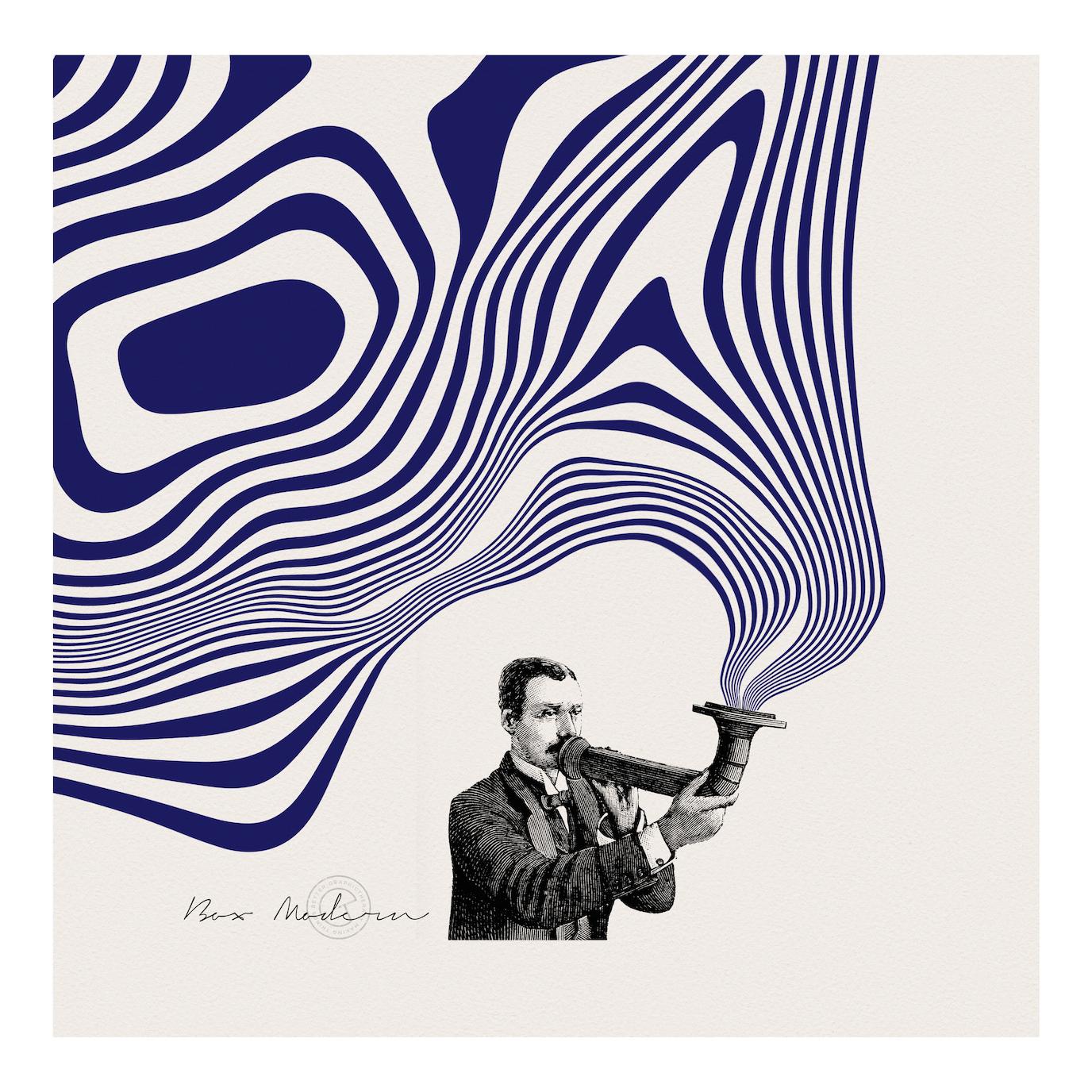David Calderley Portrait Print - Giclée Print: 'BOX MODERN'