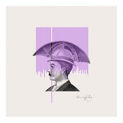 Lámina Giclée: "LLUVIA PURPURA
