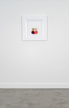 „Mellow Still Life 2“ – Abstrakte Malerei auf Plexiglas, 1990er Jahre, signiert