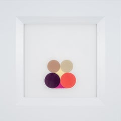 „Mellow Still Life 2“ – Abstrakte Malerei auf Plexiglas, 1990er Jahre, signiert