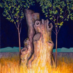 "Generation" (2022) di David Lewis, dipinto a olio originale di paesaggio