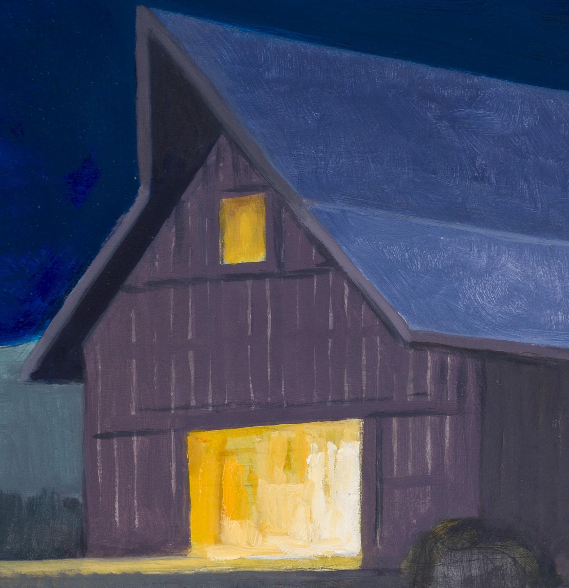 Il bellissimo paesaggio ad olio contemporaneo 