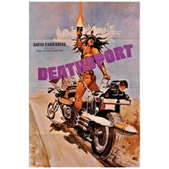David Carridine in "Deathsport" 1978 Original Movie Poster