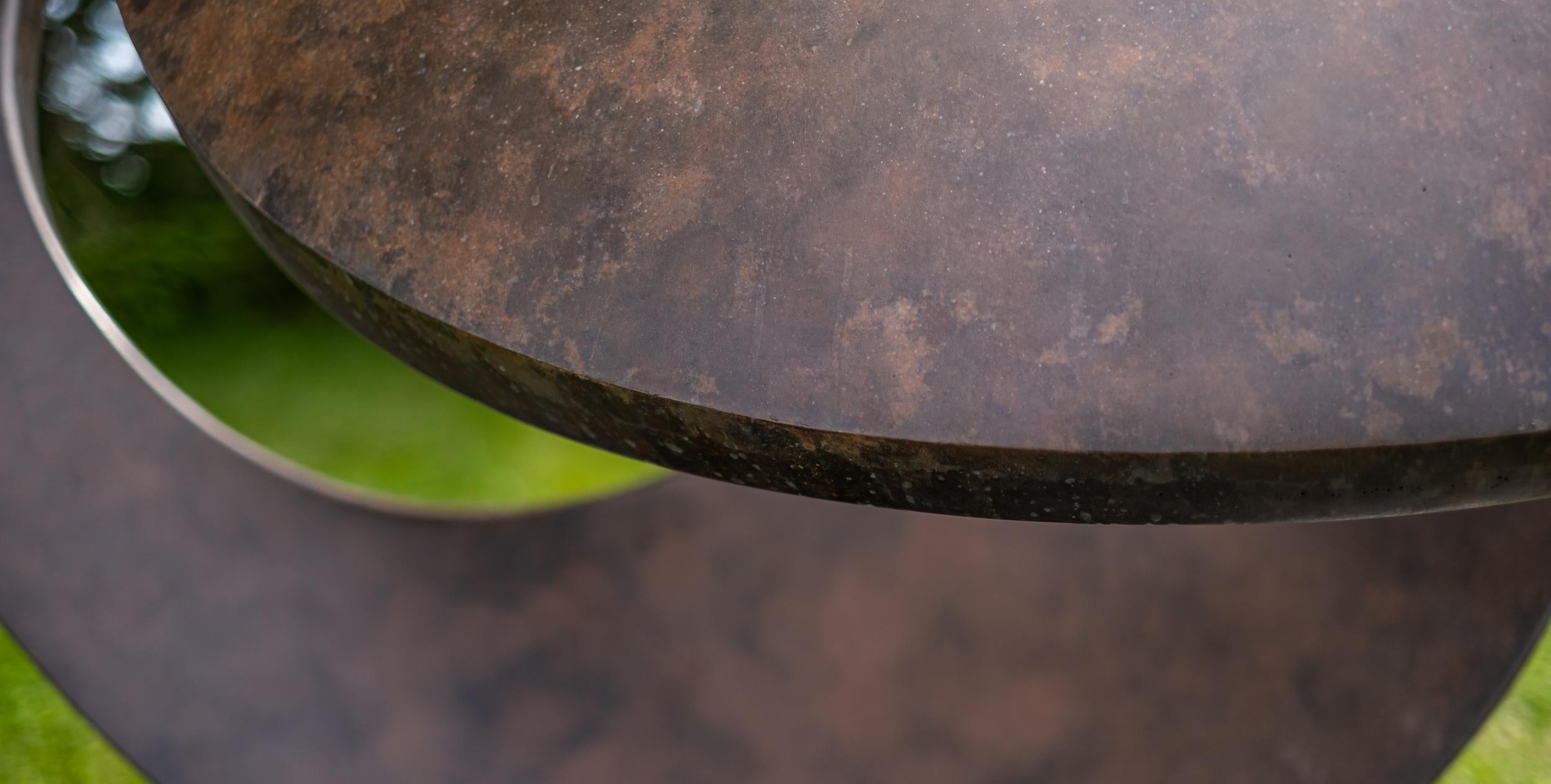 A Cappella - large, contemporary, abstract, bronze and steel outdoor sculpture For Sale 6