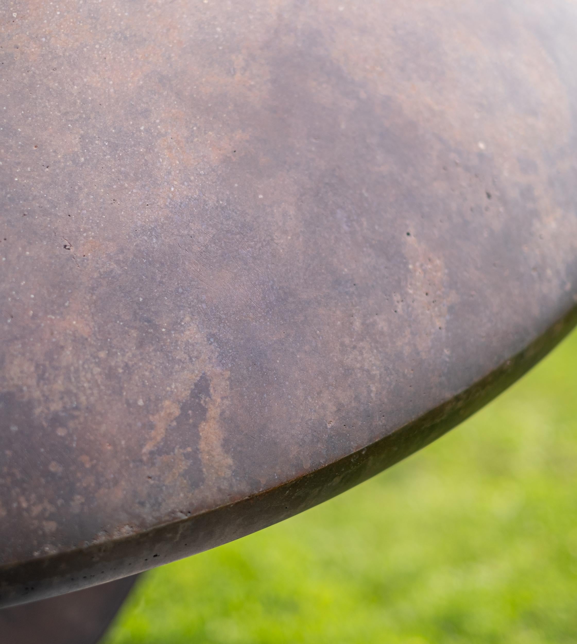 A Cappella - large, contemporary, abstract, bronze and steel outdoor sculpture For Sale 5