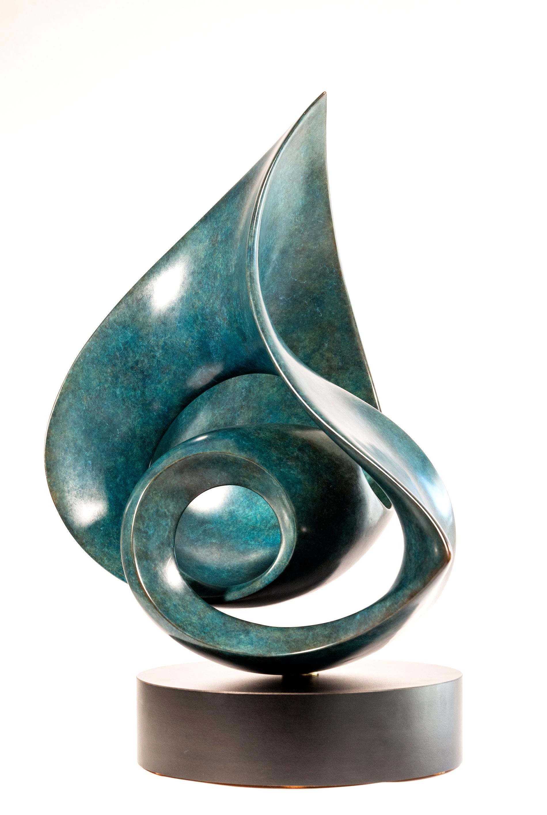 Eroica A.P. 1 - escultura lisa, pulida, abstracta, contemporánea, de bronce en venta 7