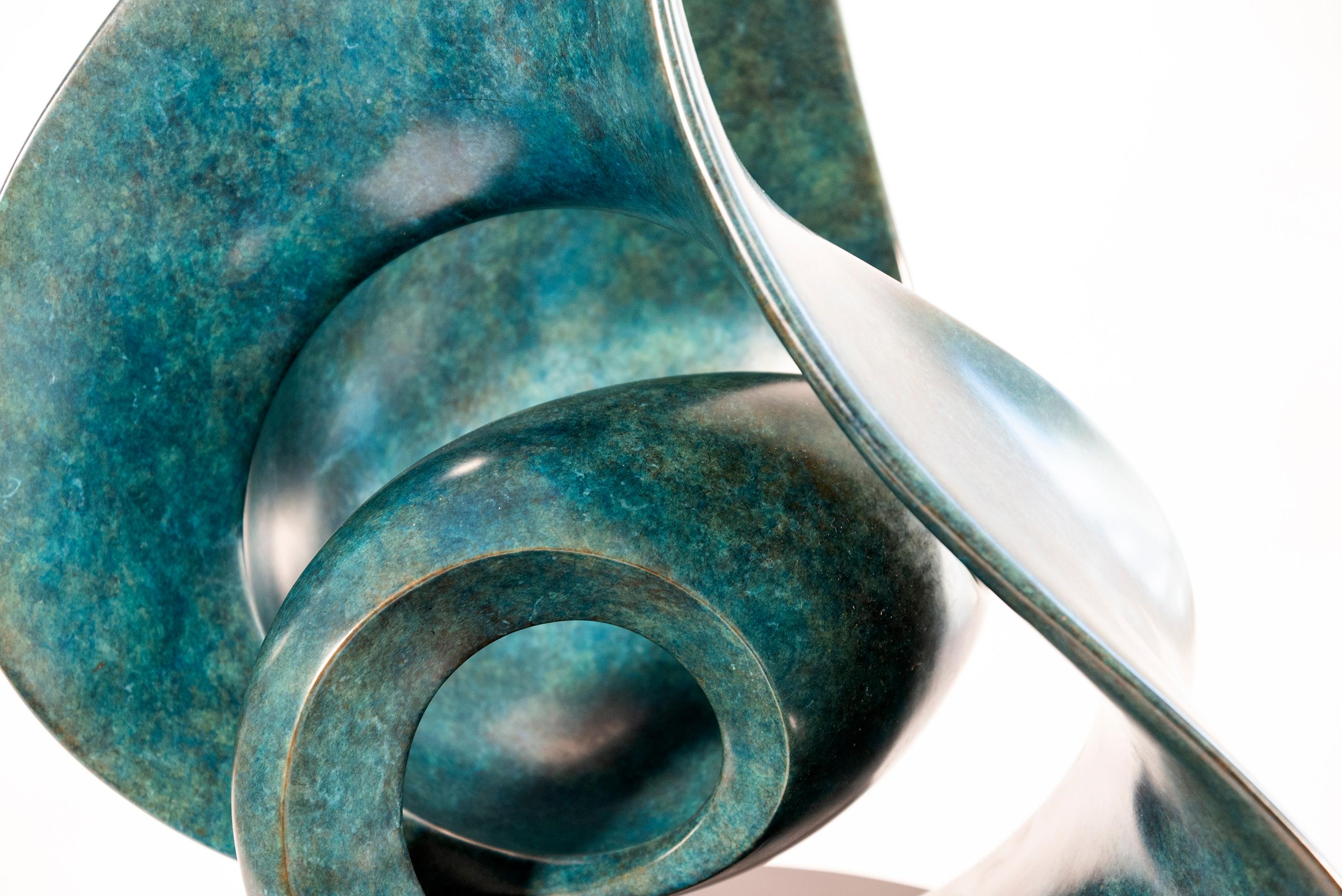 Eroica A.P. 1 - lisse, poli, abstrait, contemporain, sculpture en bronze en vente 8