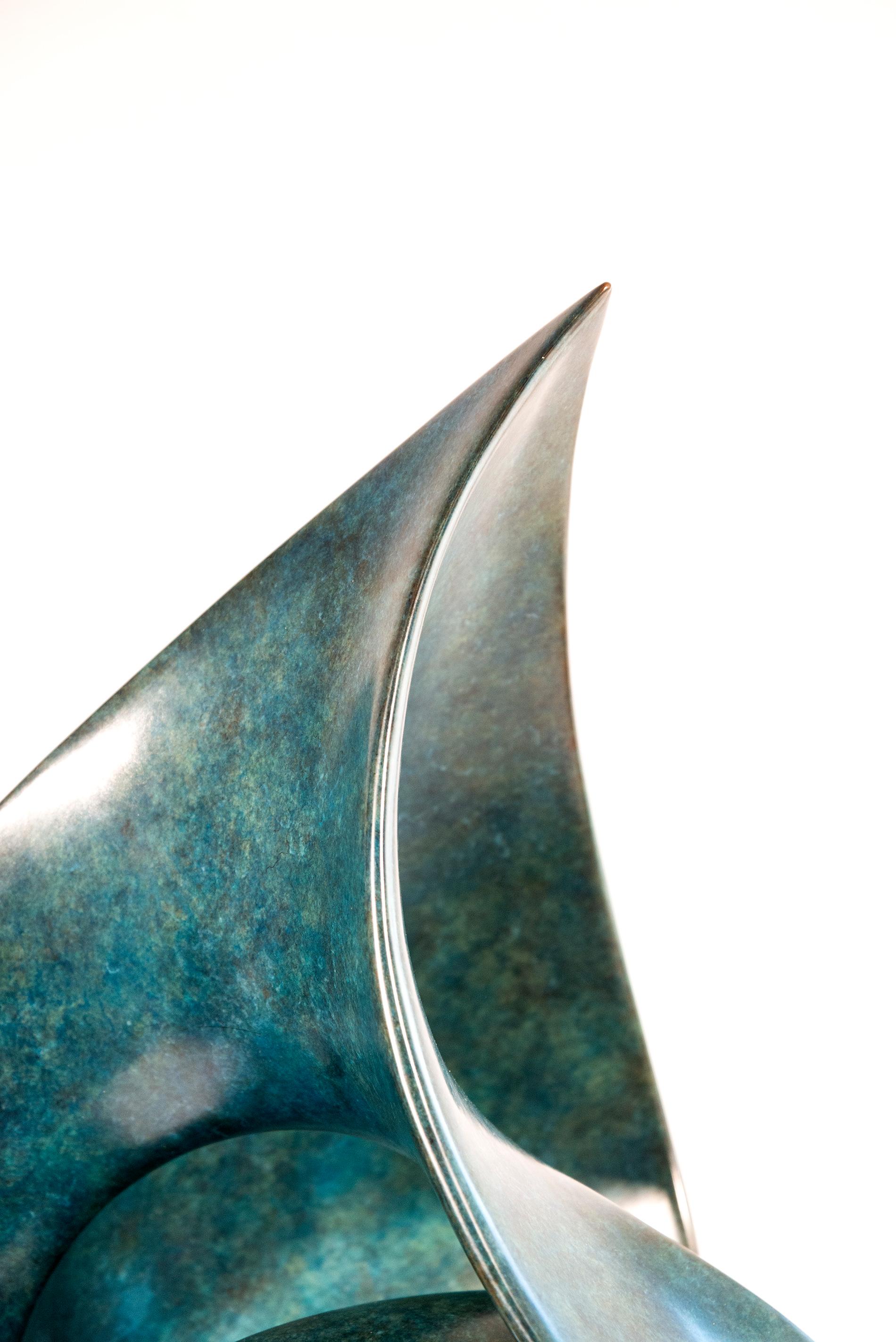 Eroica A.P. 1 - smooth, polished, abstract, contemporary, bronze sculpture For Sale 9