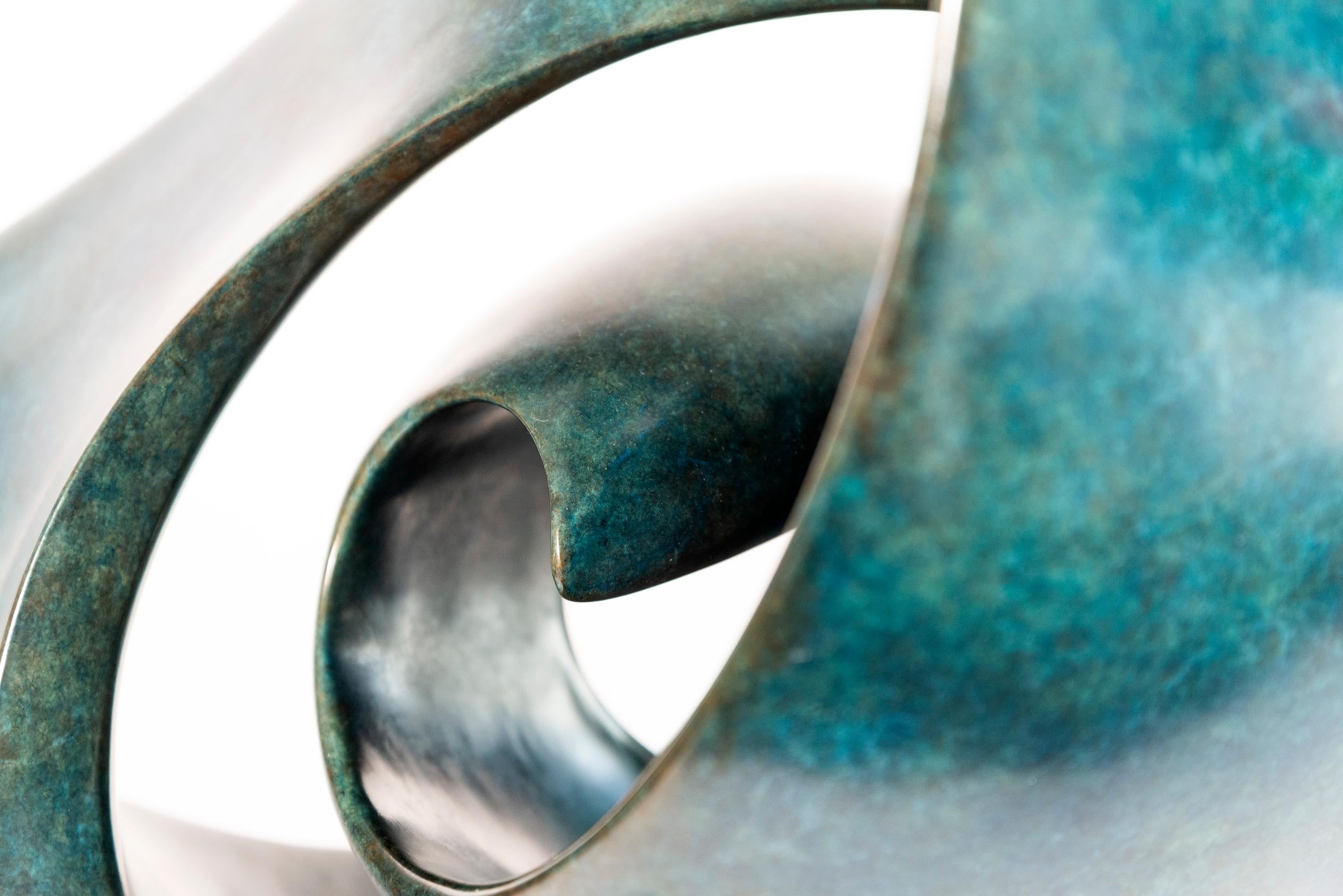 Eroica A.P. 1 - smooth, polished, abstract, contemporary, bronze sculpture For Sale 11