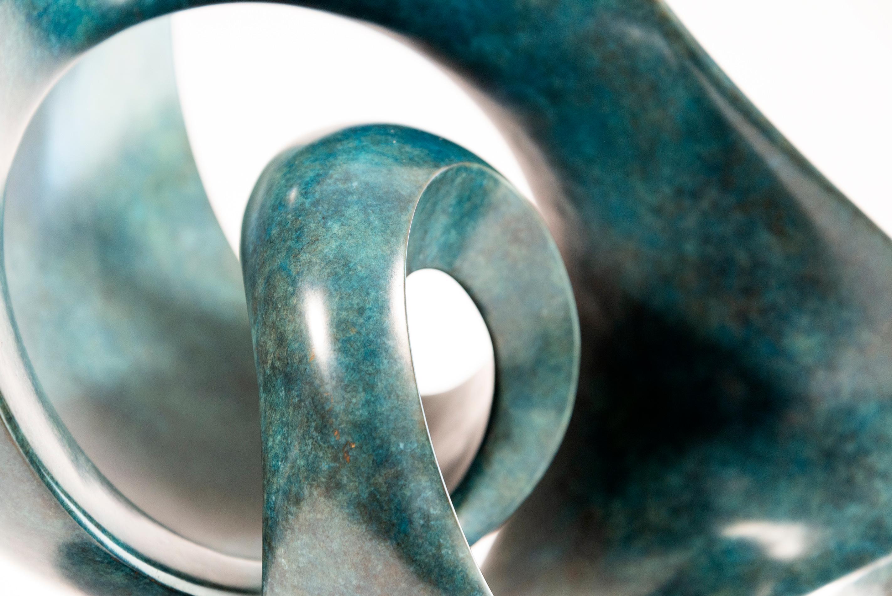 Eroica A.P. 1 - smooth, polished, abstract, contemporary, bronze sculpture For Sale 14