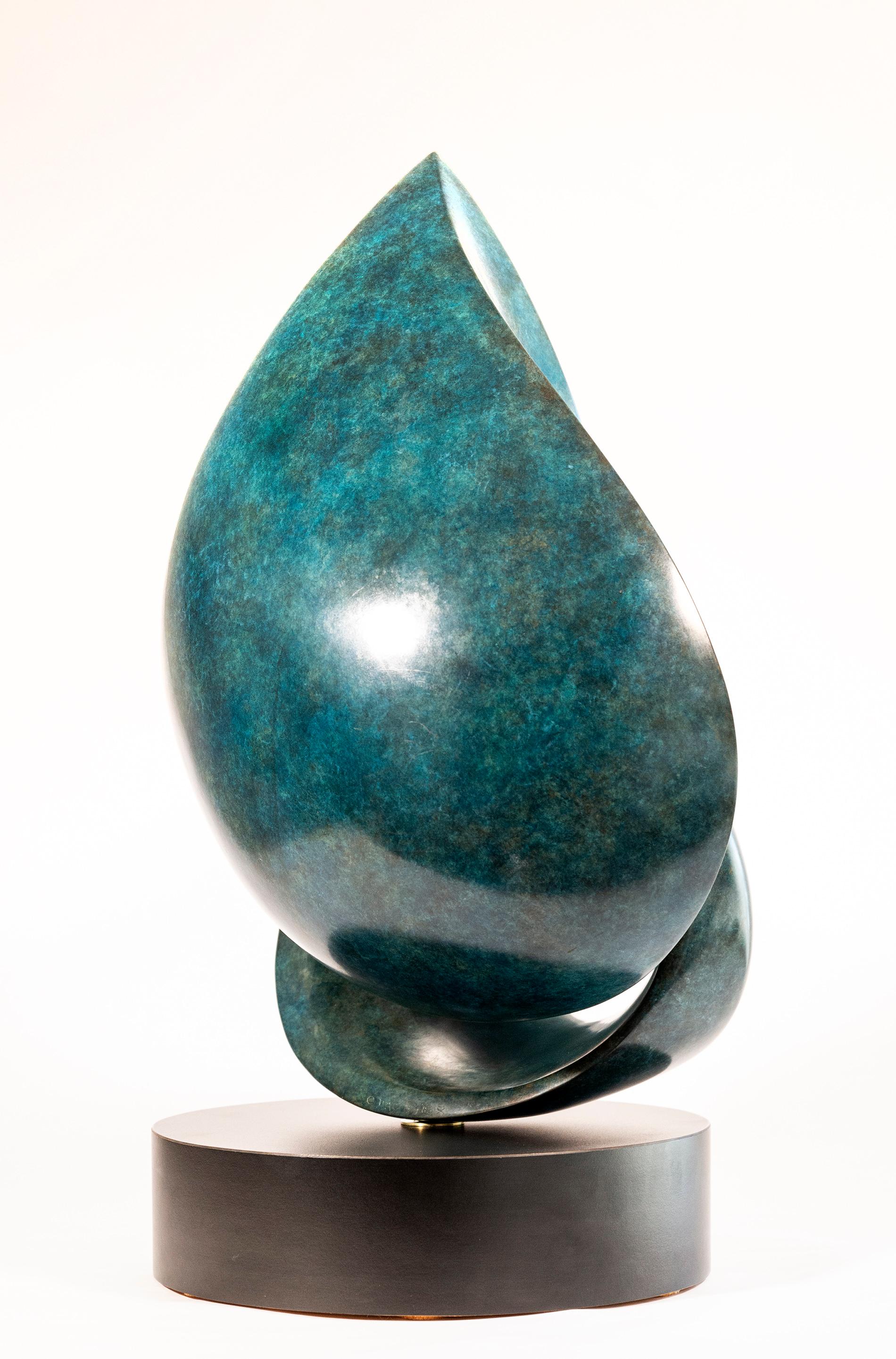 Eroica A.P. 1 - smooth, polished, abstract, contemporary, bronze sculpture - Abstract Sculpture by David Chamberlain