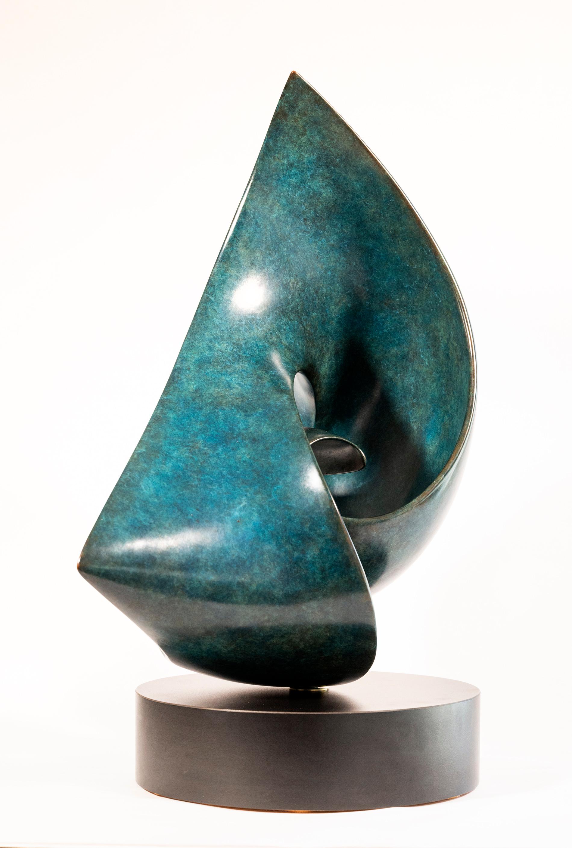Eroica A.P. 1 - lisse, poli, abstrait, contemporain, sculpture en bronze en vente 2