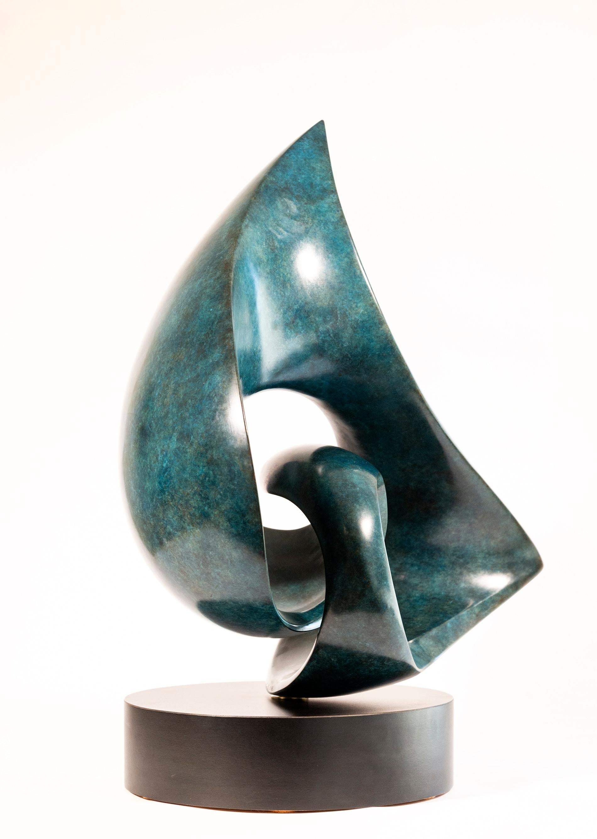 Eroica A.P. 1 - smooth, polished, abstract, contemporary, bronze sculpture For Sale 6
