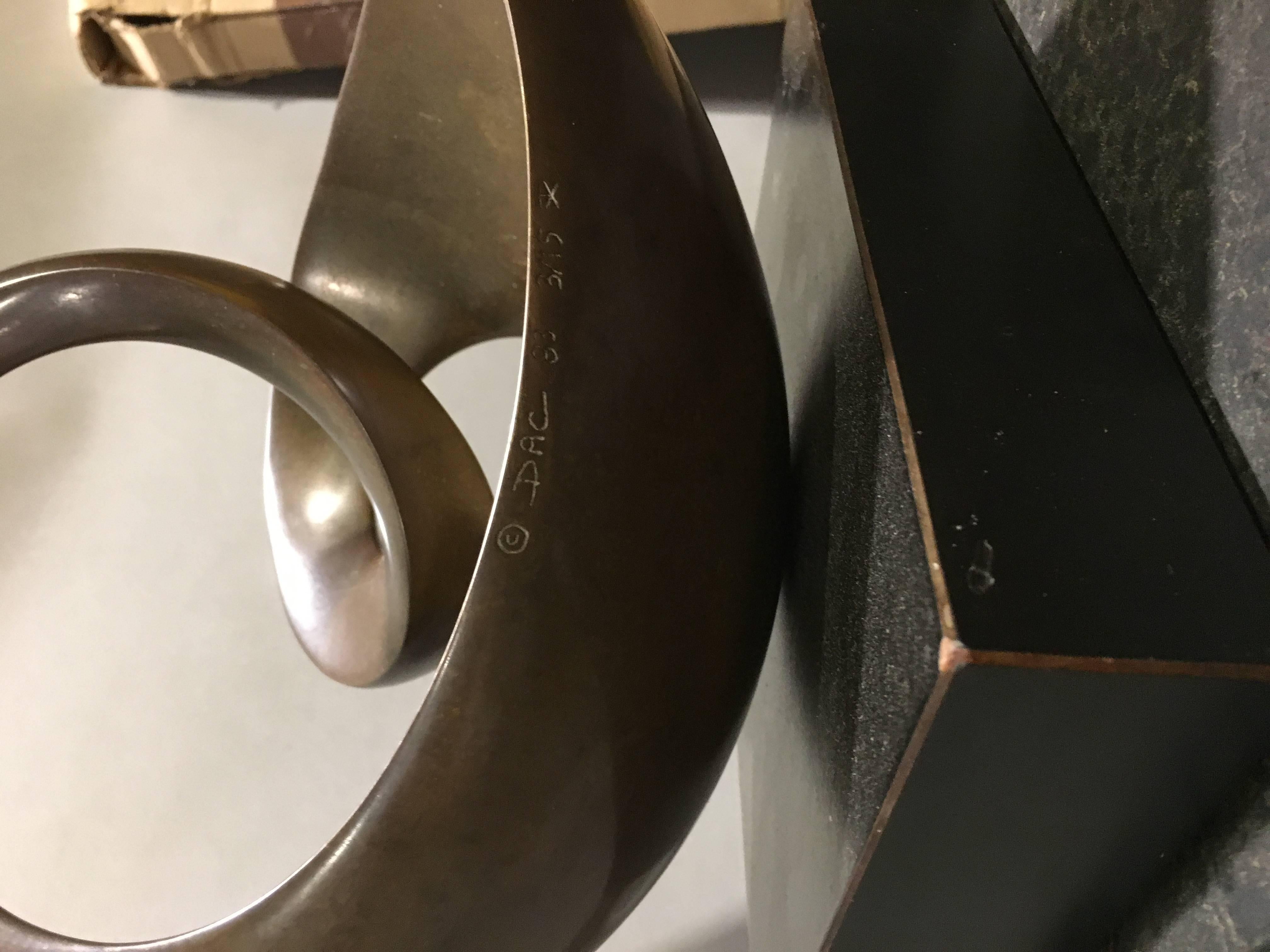 An outstanding Bronze sculpture by one of Americas most talented painters and sculptures.
This piece is quite wonderful. It has all the movement and tactile qualities that are found in exceptional objects. 
Numbered 3 of 15