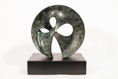 Open Clef Ed. 2/15 - abstract, sculpture, contemporary, bronze