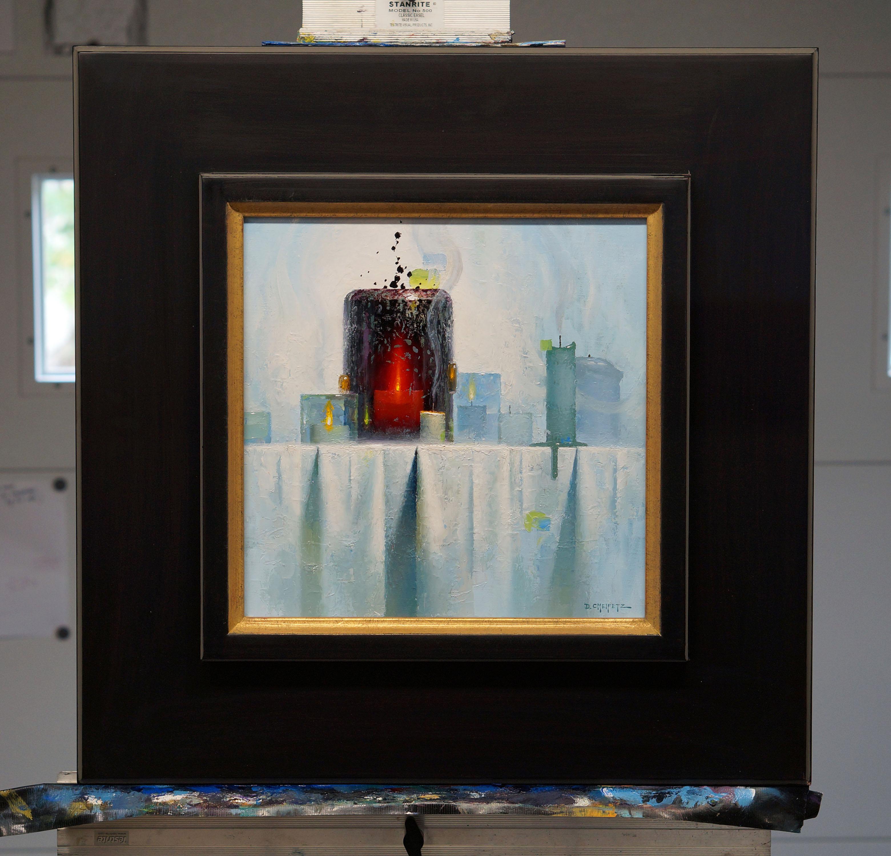 „Black Light“ (2024) von David Cheifetz, Ölgemälde auf Aluminiumplatte, Gemälde im Angebot 1