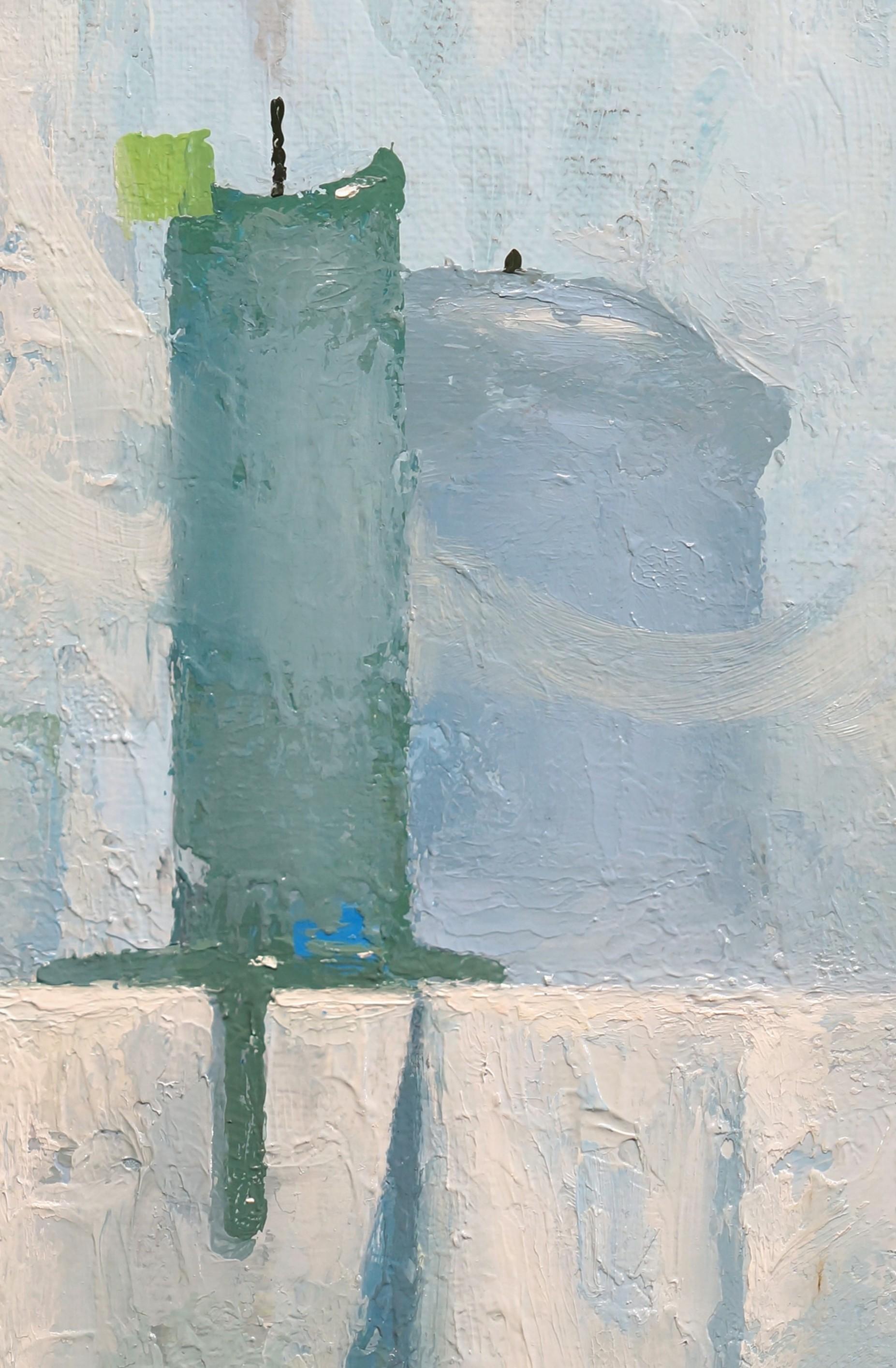 „Black Light“ (2024) von David Cheifetz, Ölgemälde auf Aluminiumplatte, Gemälde im Angebot 5