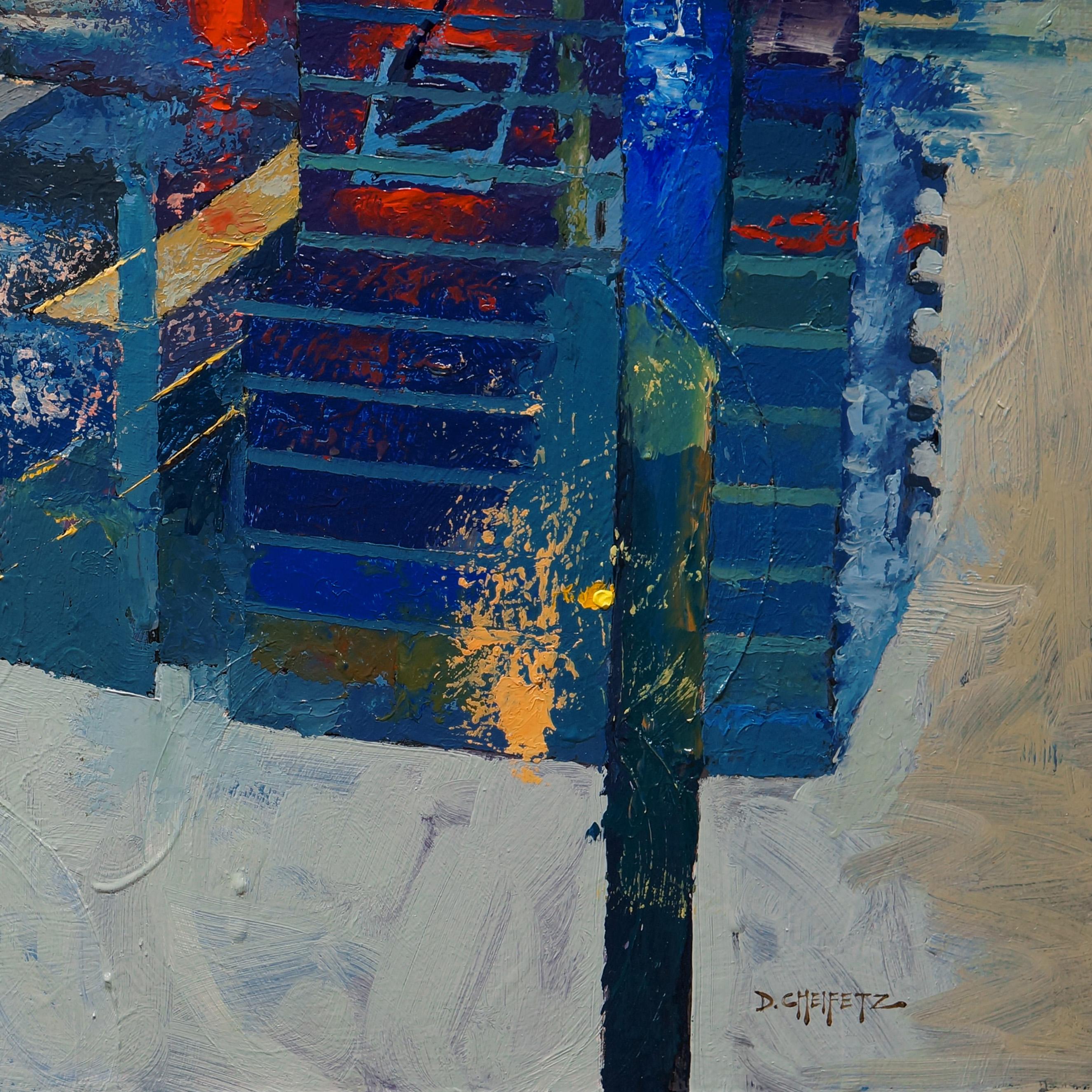 « Convergence » de David Cheifetz, peinture à l'huile surréaliste (2025) en vente 9