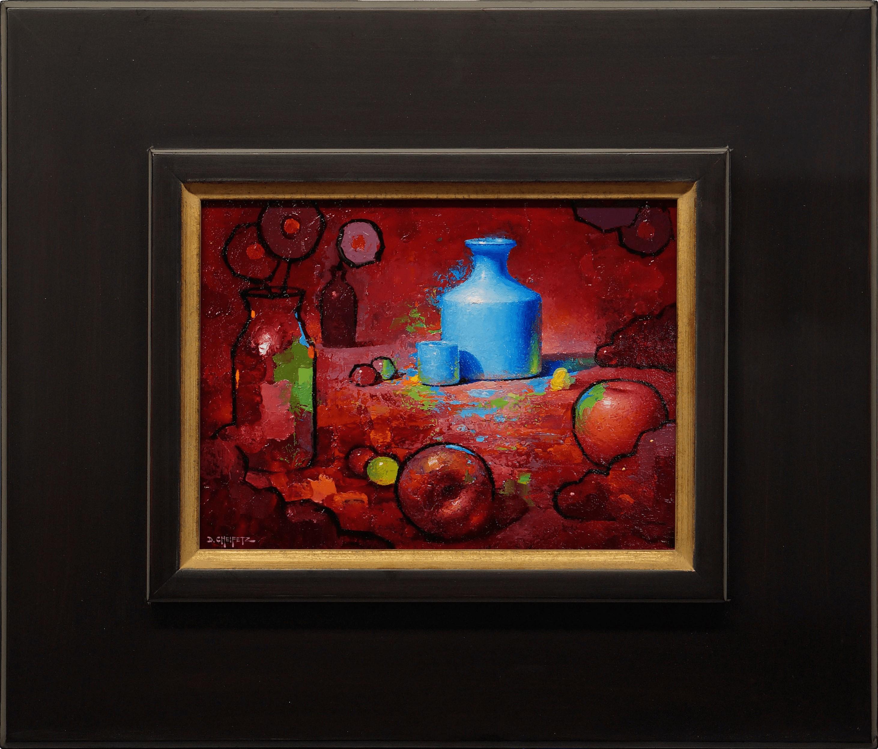 „Cool Specter“ (2024) von David Cheifetz, Gemälde, Öl auf Aluminiumplatte im Angebot 1