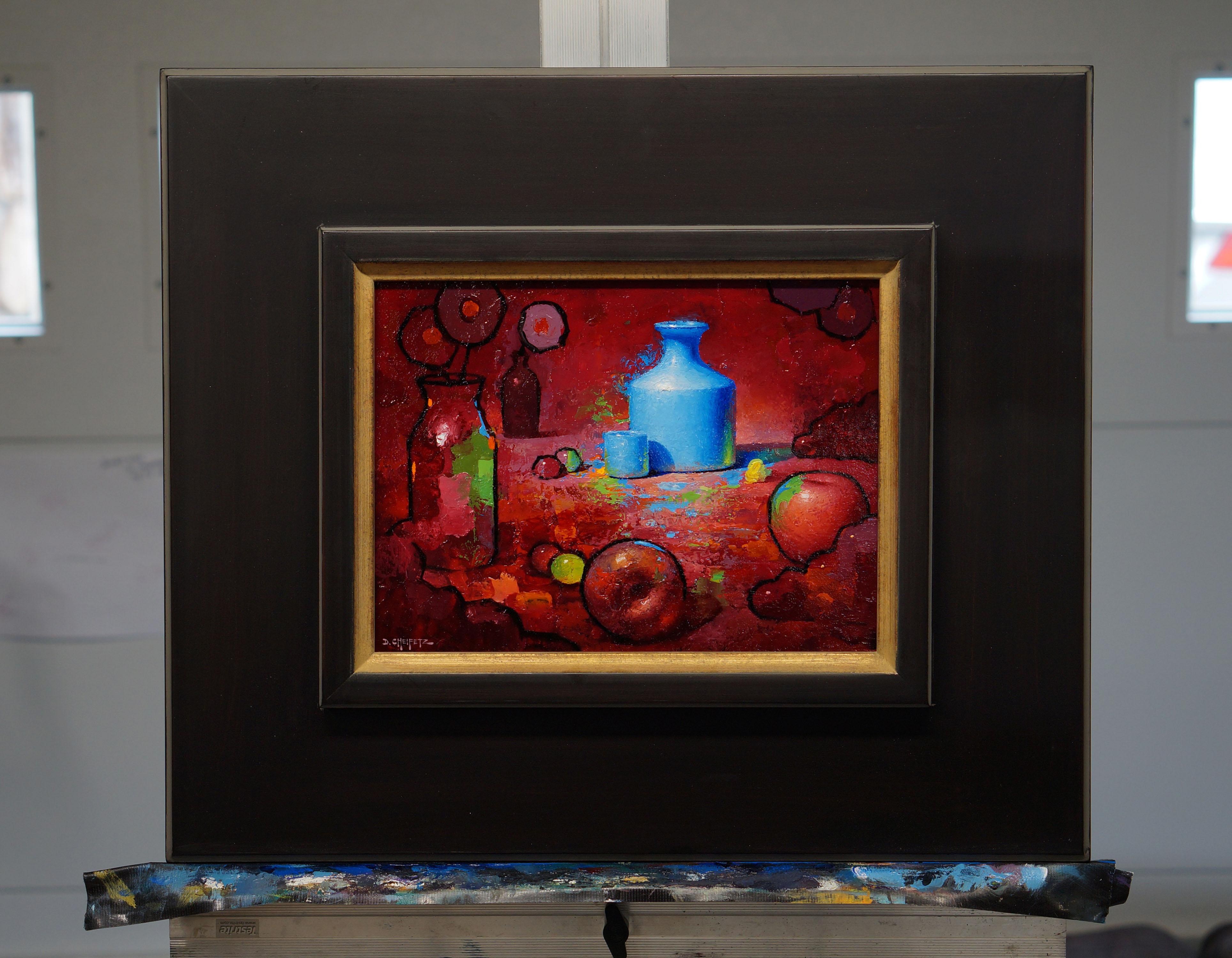 „Cool Specter“ (2024) von David Cheifetz, Gemälde, Öl auf Aluminiumplatte im Angebot 2