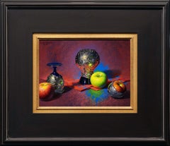 "Megalith" (2024) By David Cheifetz, Oil on Aluminum Panel Painting