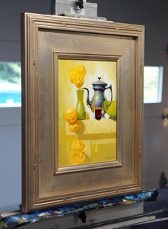 "Phantom Assembly" (2024) By David Cheifetz, Oil on Aluminum Panel Painting