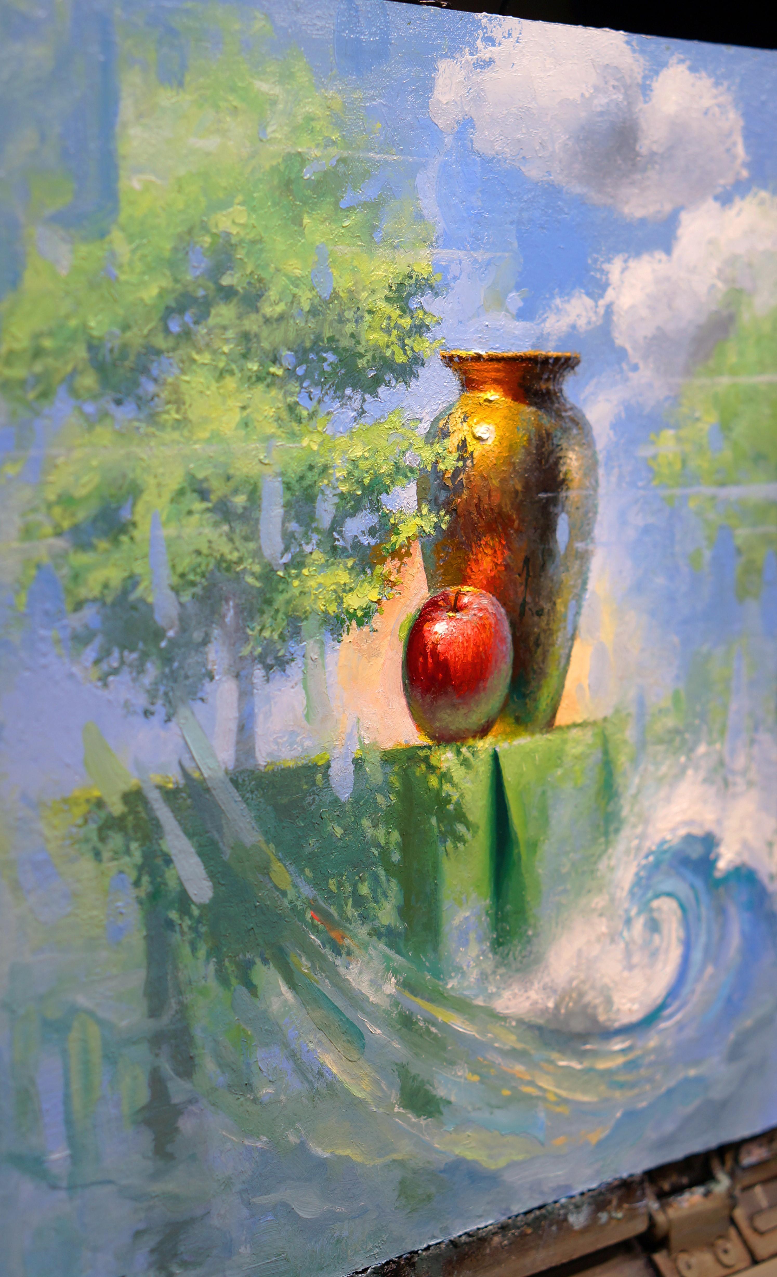 „Reverie“, Ölgemälde – Painting von David Cheifetz
