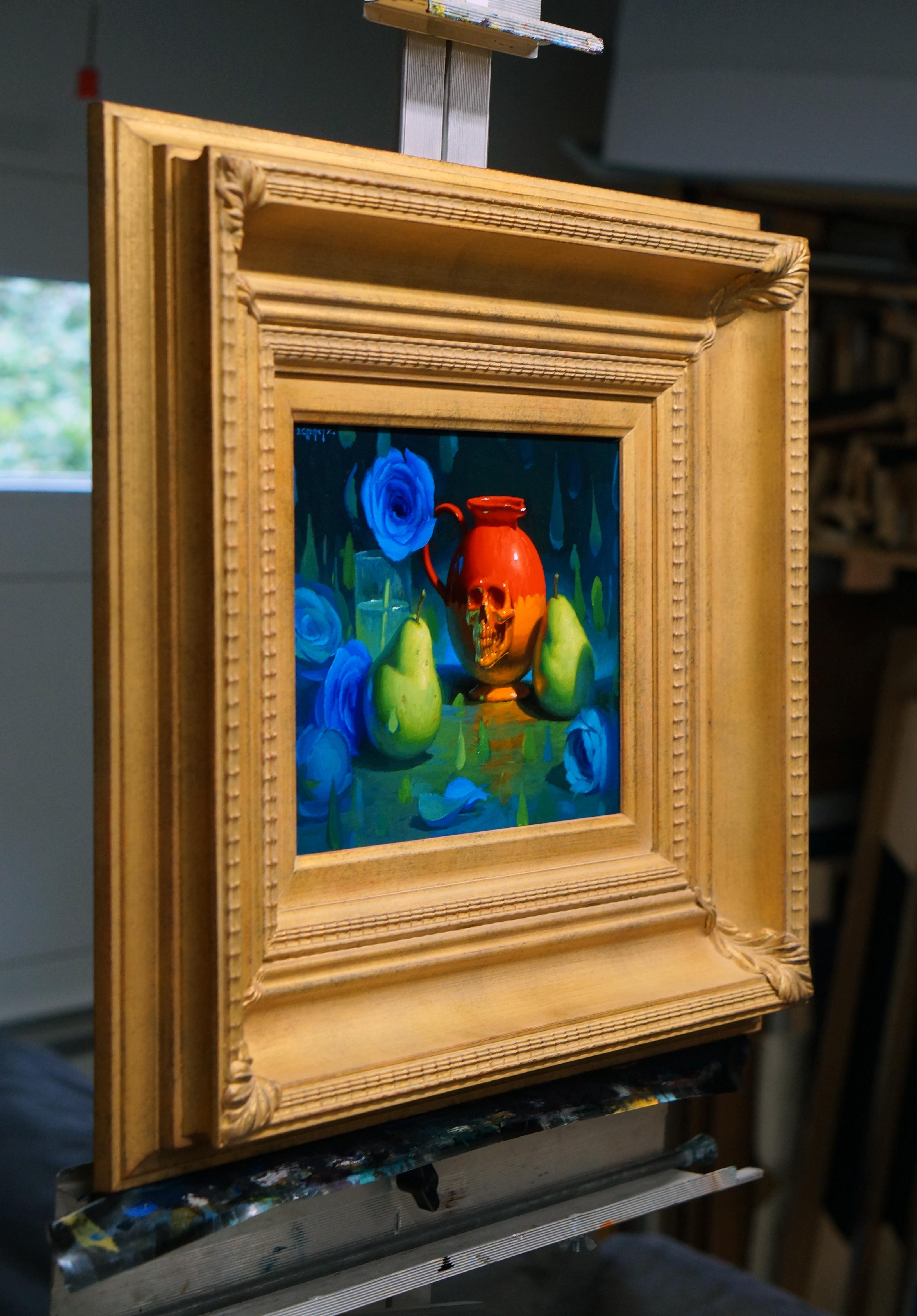 „Das Wasser“ (2024) von David Cheifetz, Öl auf Aluminiumplatte, Gemälde im Angebot 2