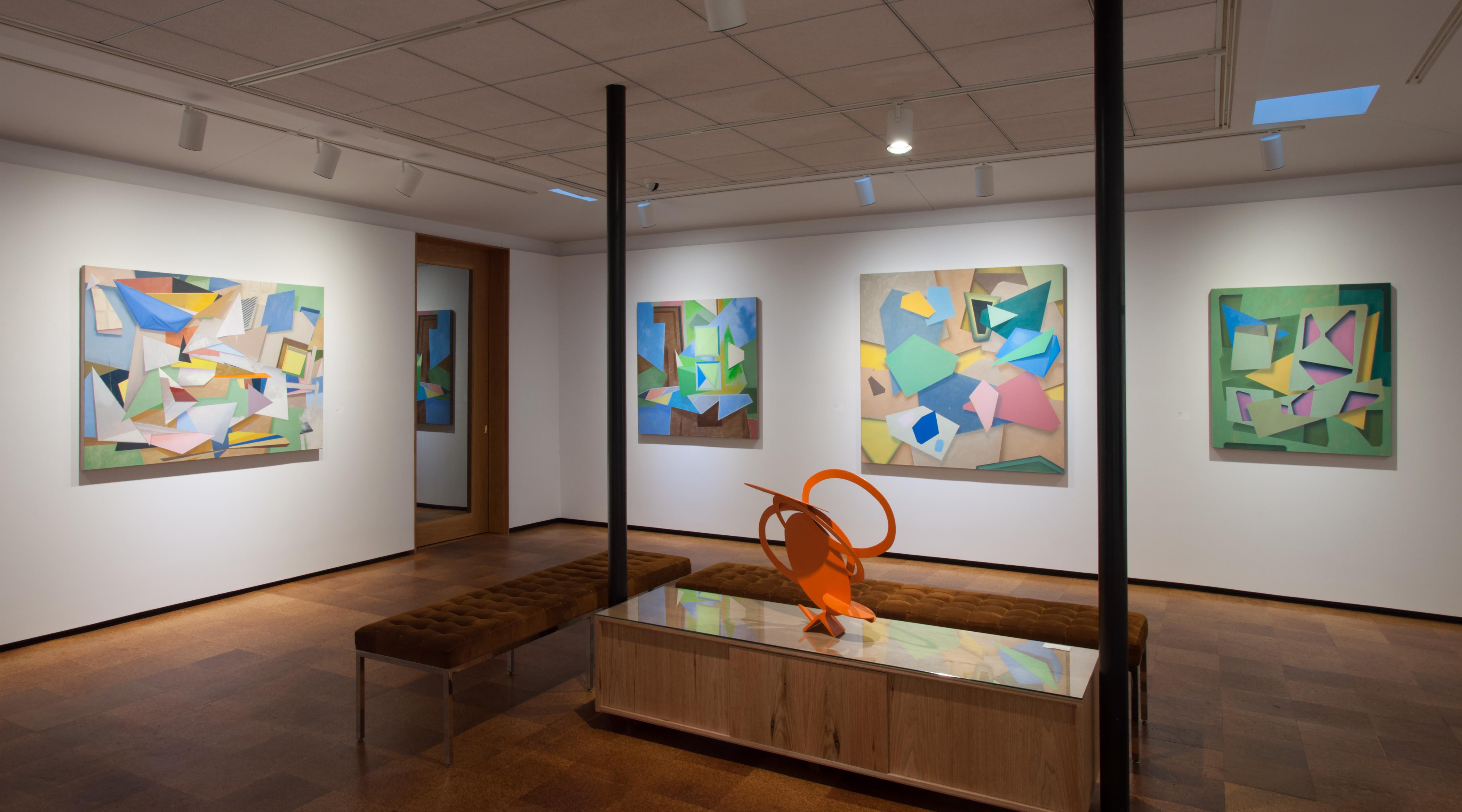 Turno diurno - Painting Astrattismo geometrico di David Collins