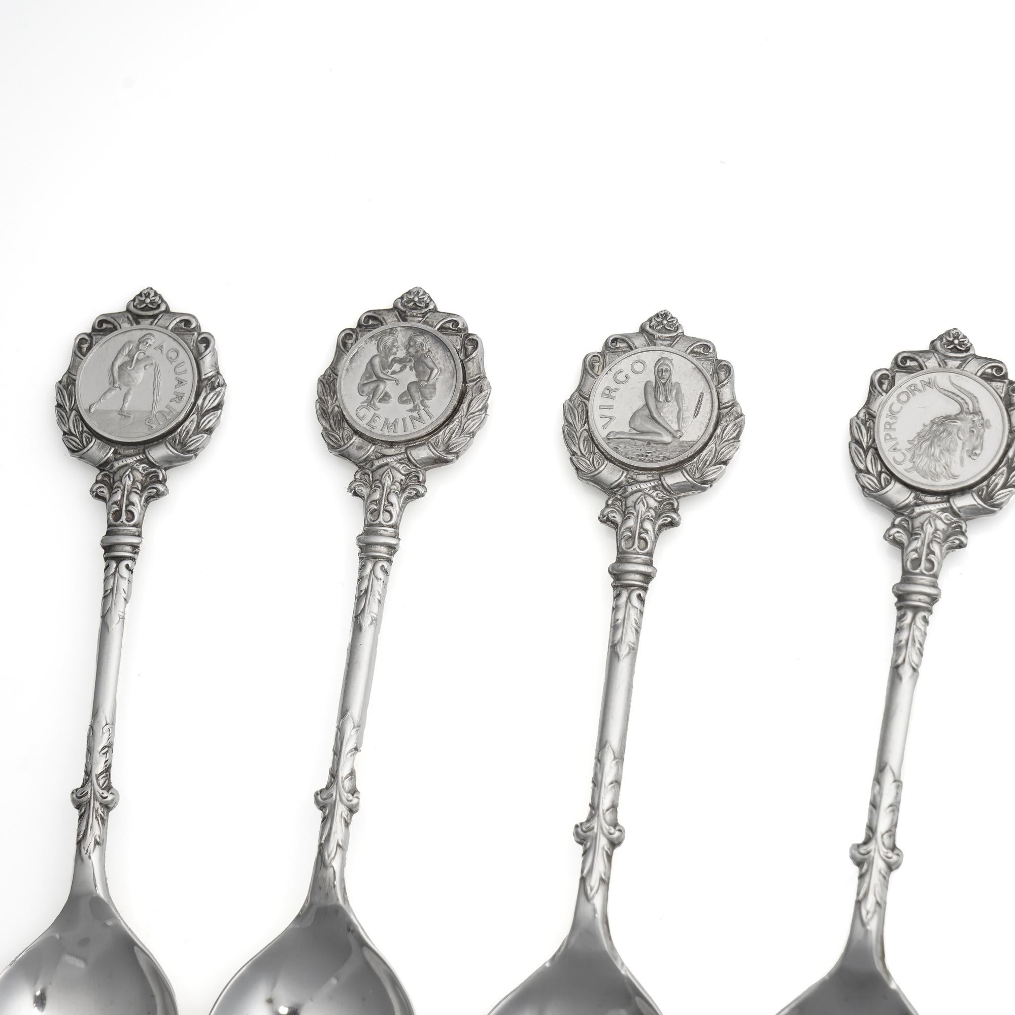 SILVER SPOONS by David Cornell 12 Zodiac signs V For Sale 2