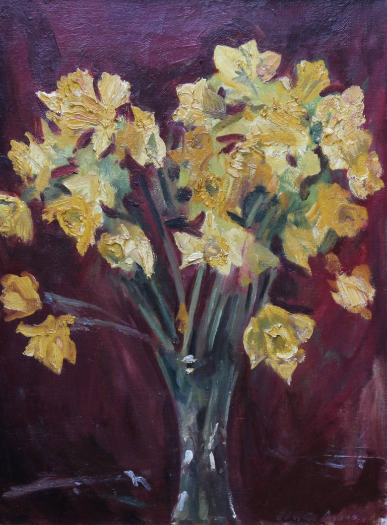 David Cowan Dobson Spring Daffodils Art Deco 1930s Still Life