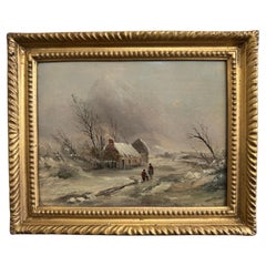 David Cox  Scène de neige  c1840