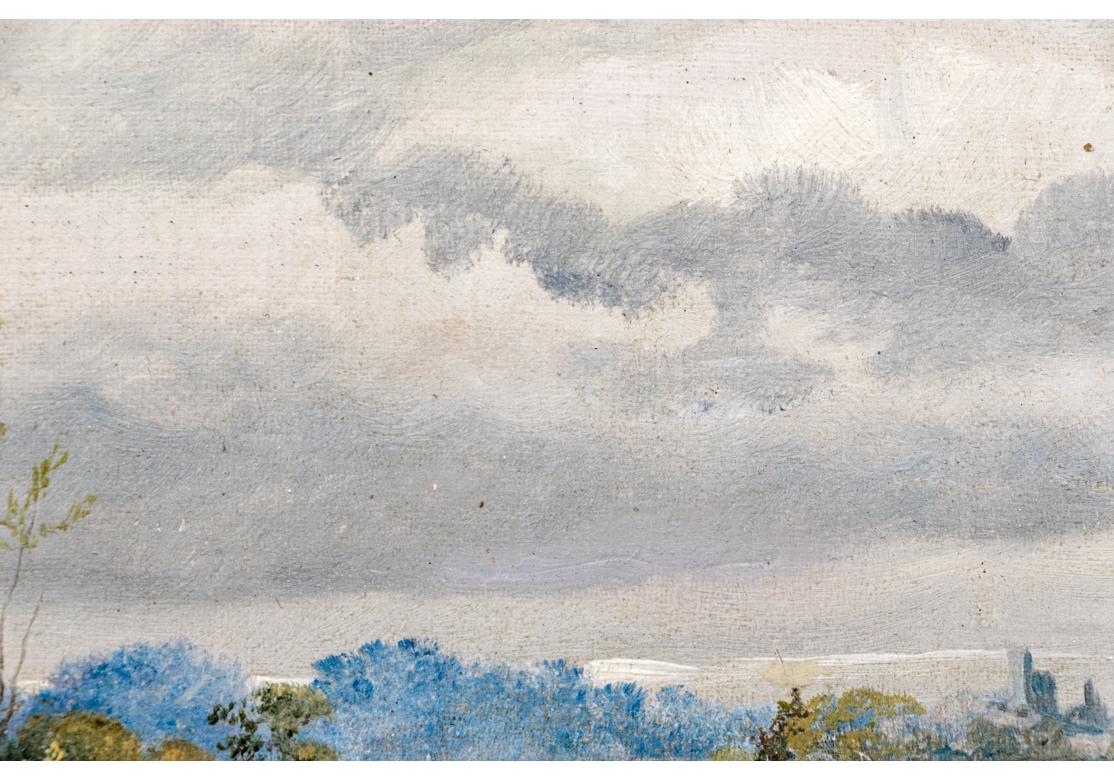 David Cox (UK, 1783-1859) Oil On Board, Landscape With Cows For Sale 9