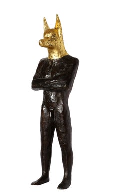 Shadow : d'après l'Égypte, sculpture en bronze de David Cregeen