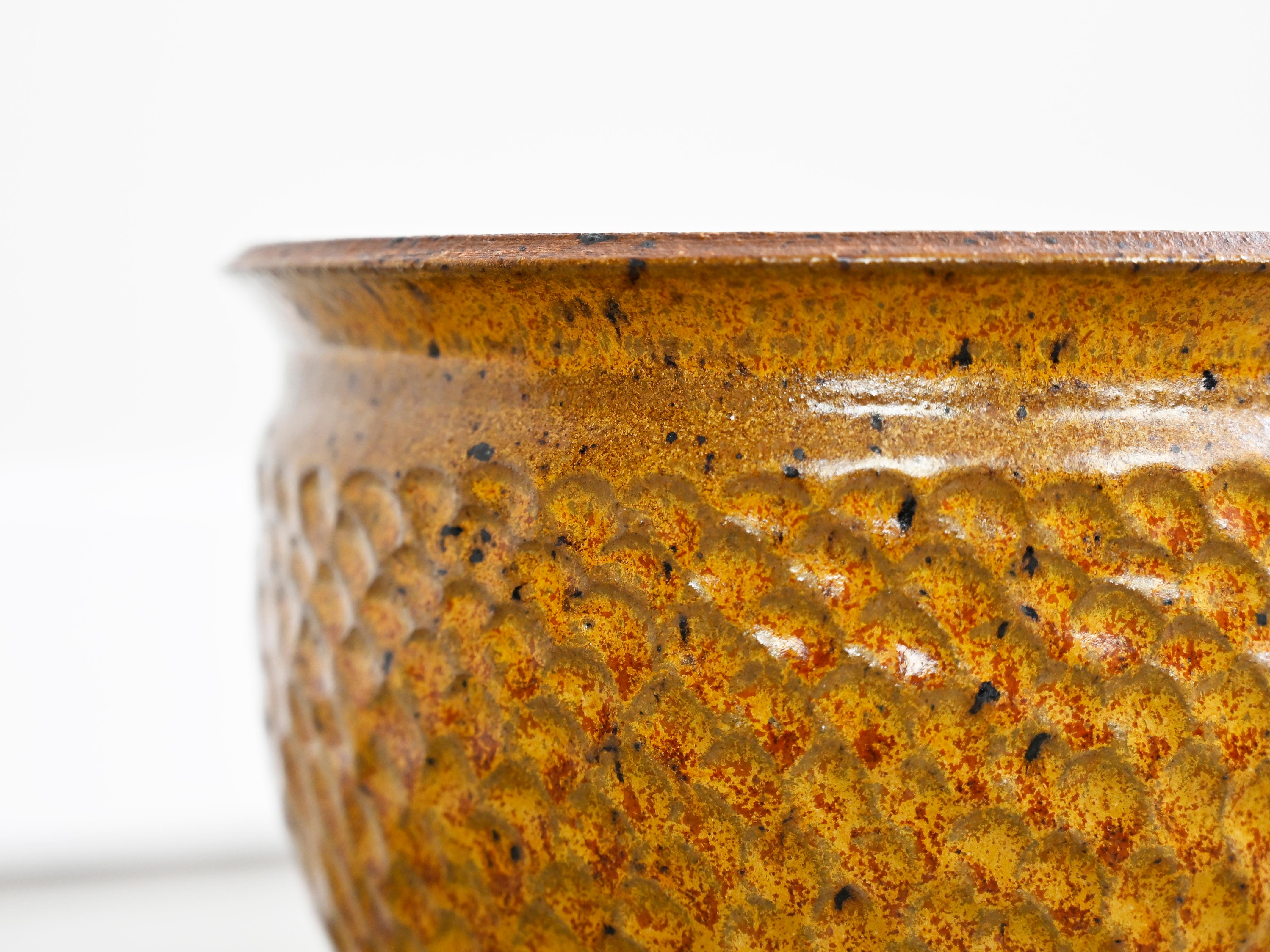 Americano David Cressey and Robert Maxwell Thumbprint Planter per Earthgender - anni '70 in vendita