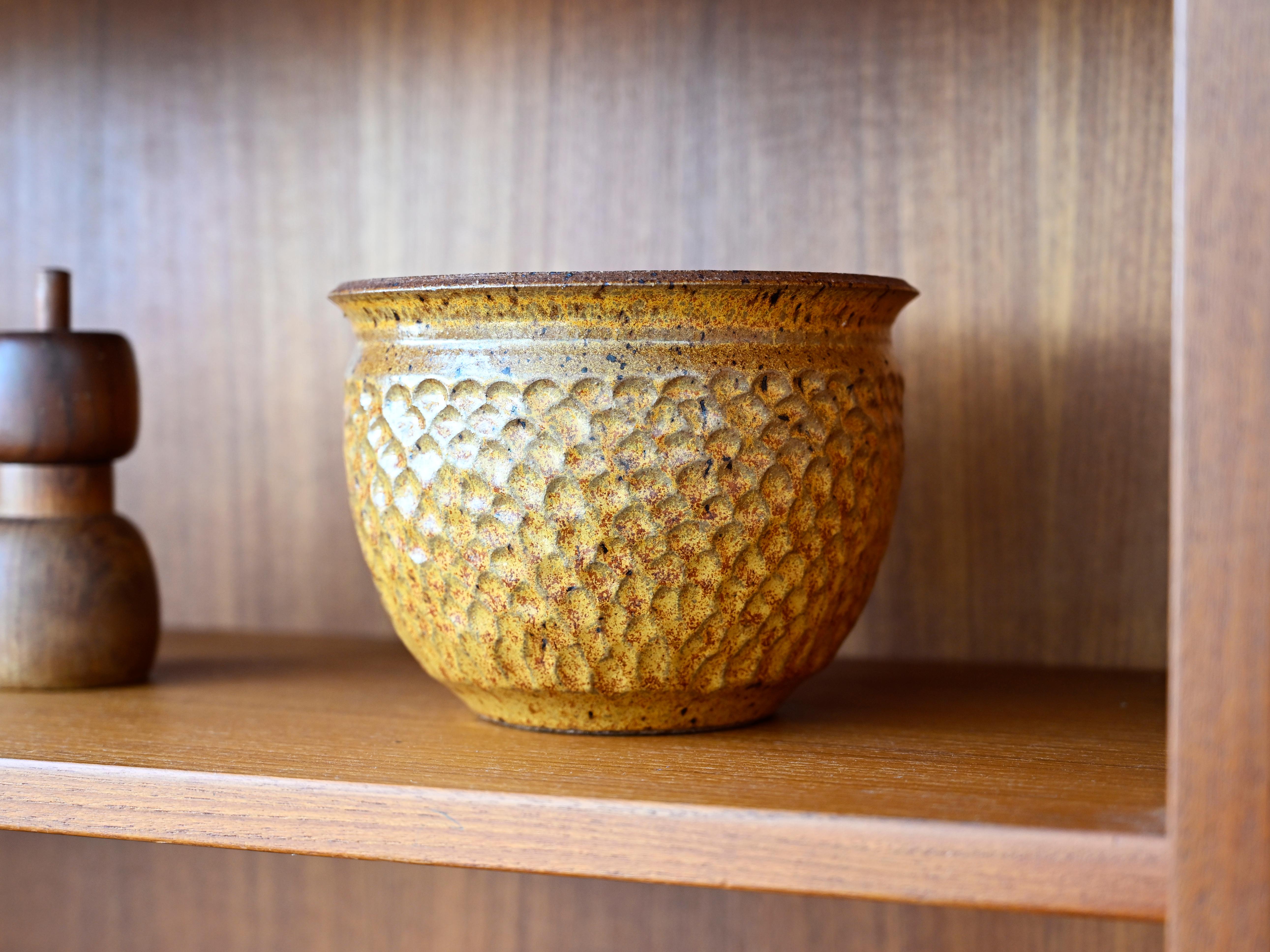 David Cressey and Robert Maxwell Thumbprint Planter per Earthgender - anni '70 in vendita 2