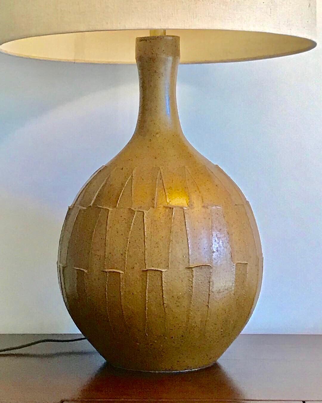 American David Cressey Ceramic Lamp