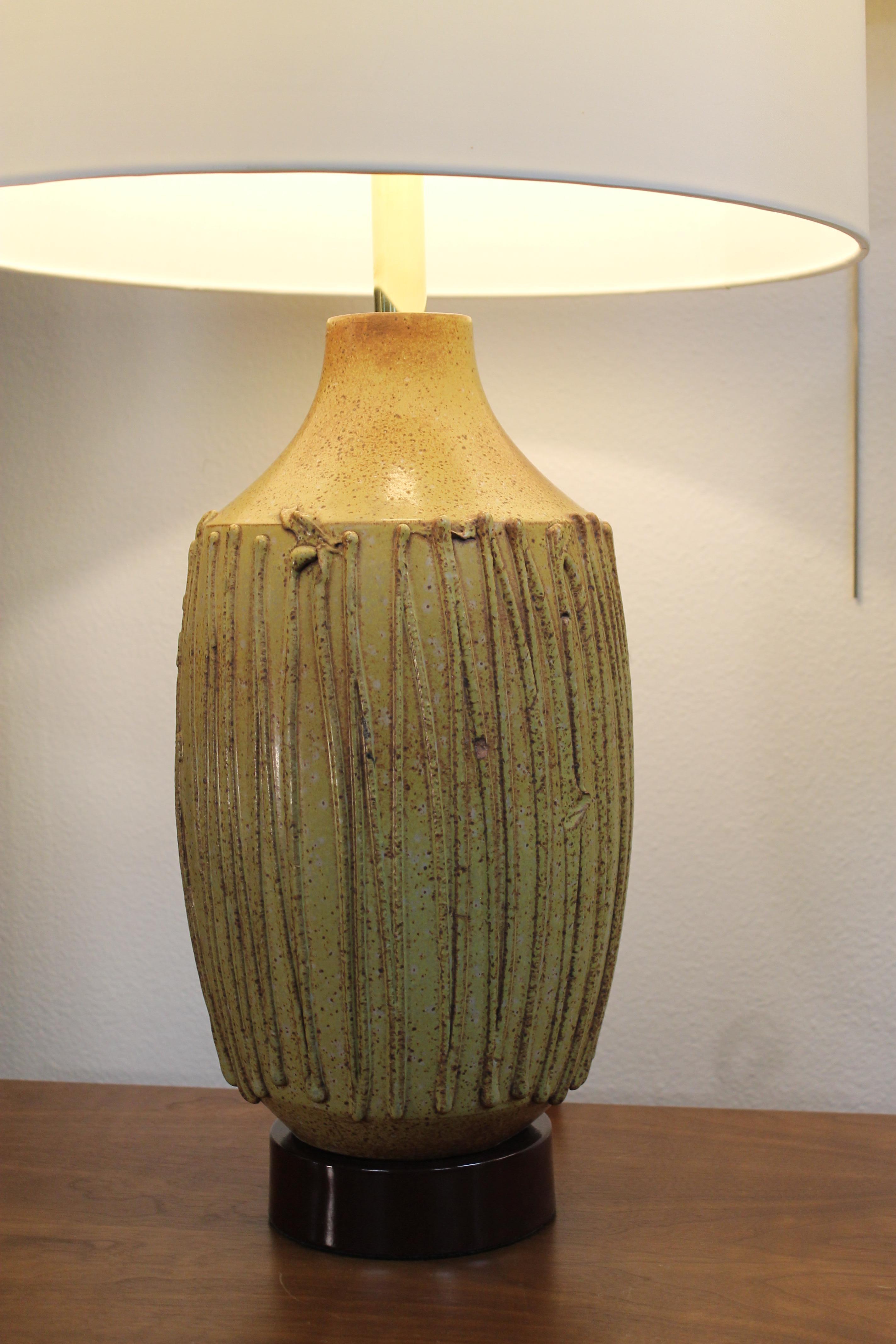 Mid-Century Modern David Cressey Ceramic Lamp