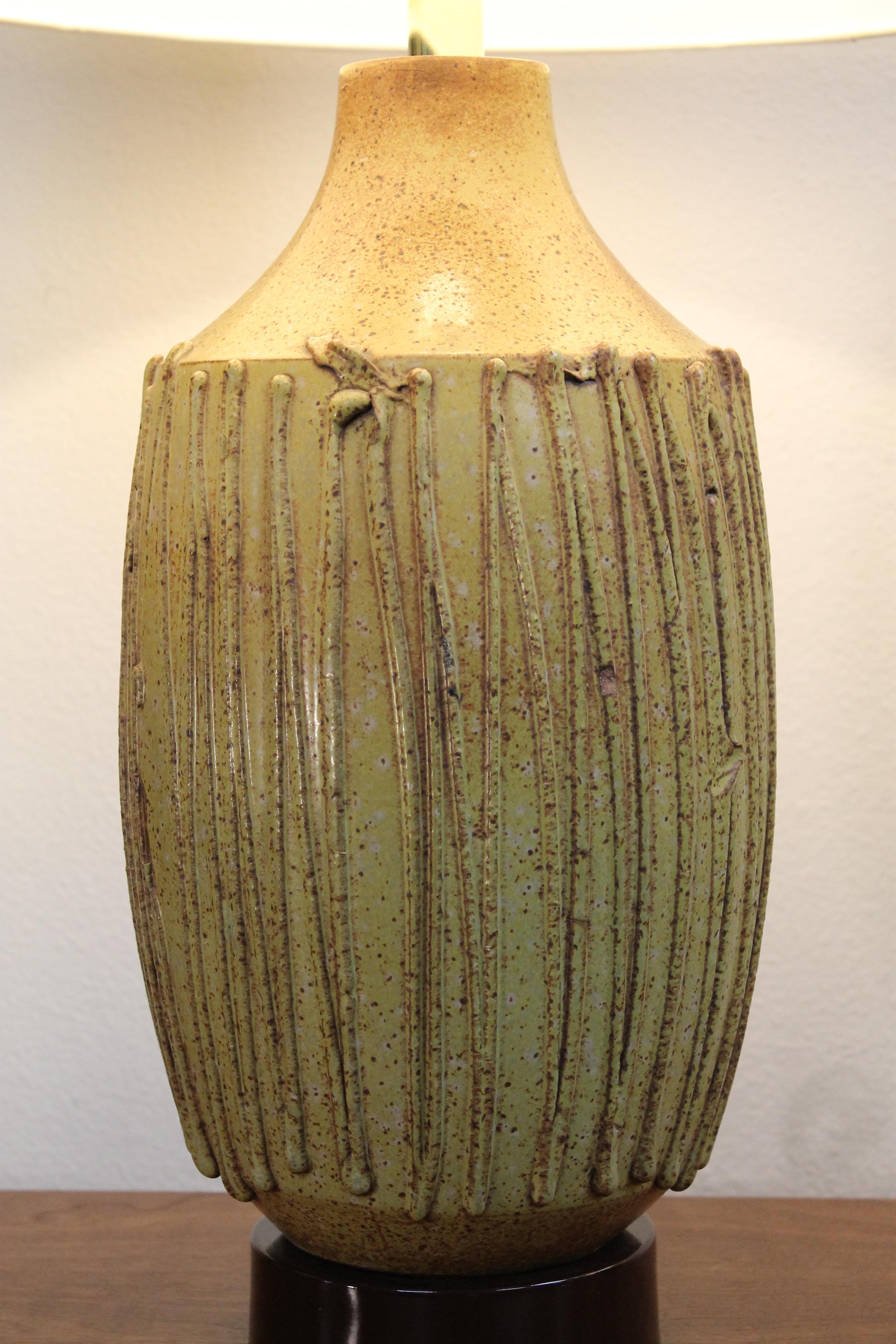 American David Cressey Ceramic Lamp