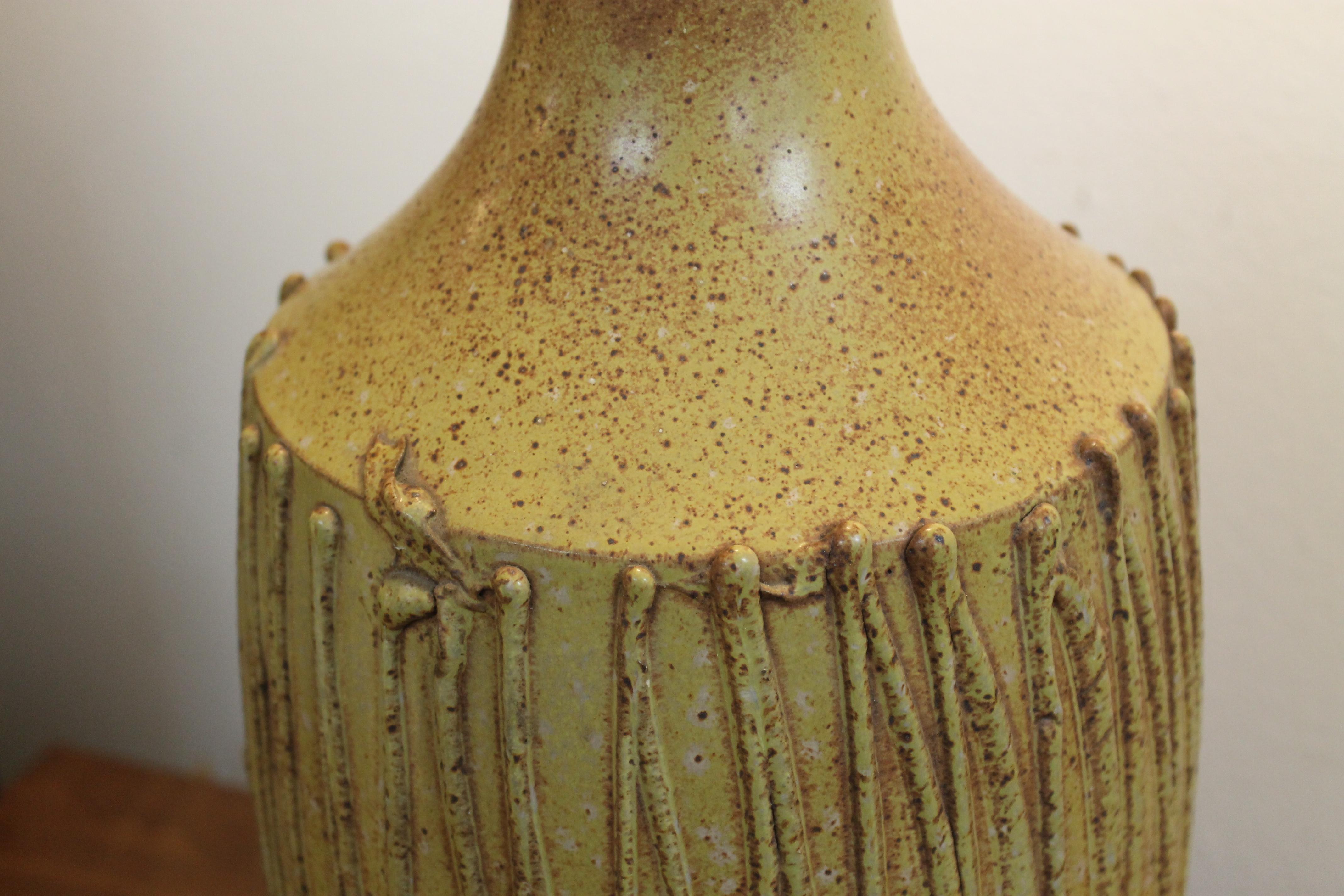 Late 20th Century David Cressey Ceramic Lamp