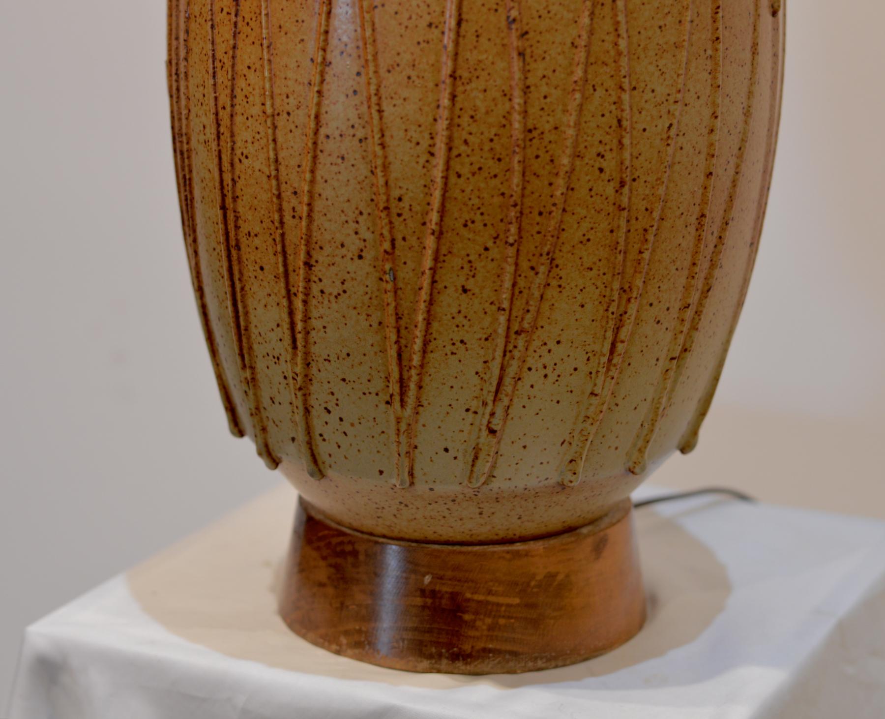 David Cressey Ceramic Pottery Lamp  For Sale 1