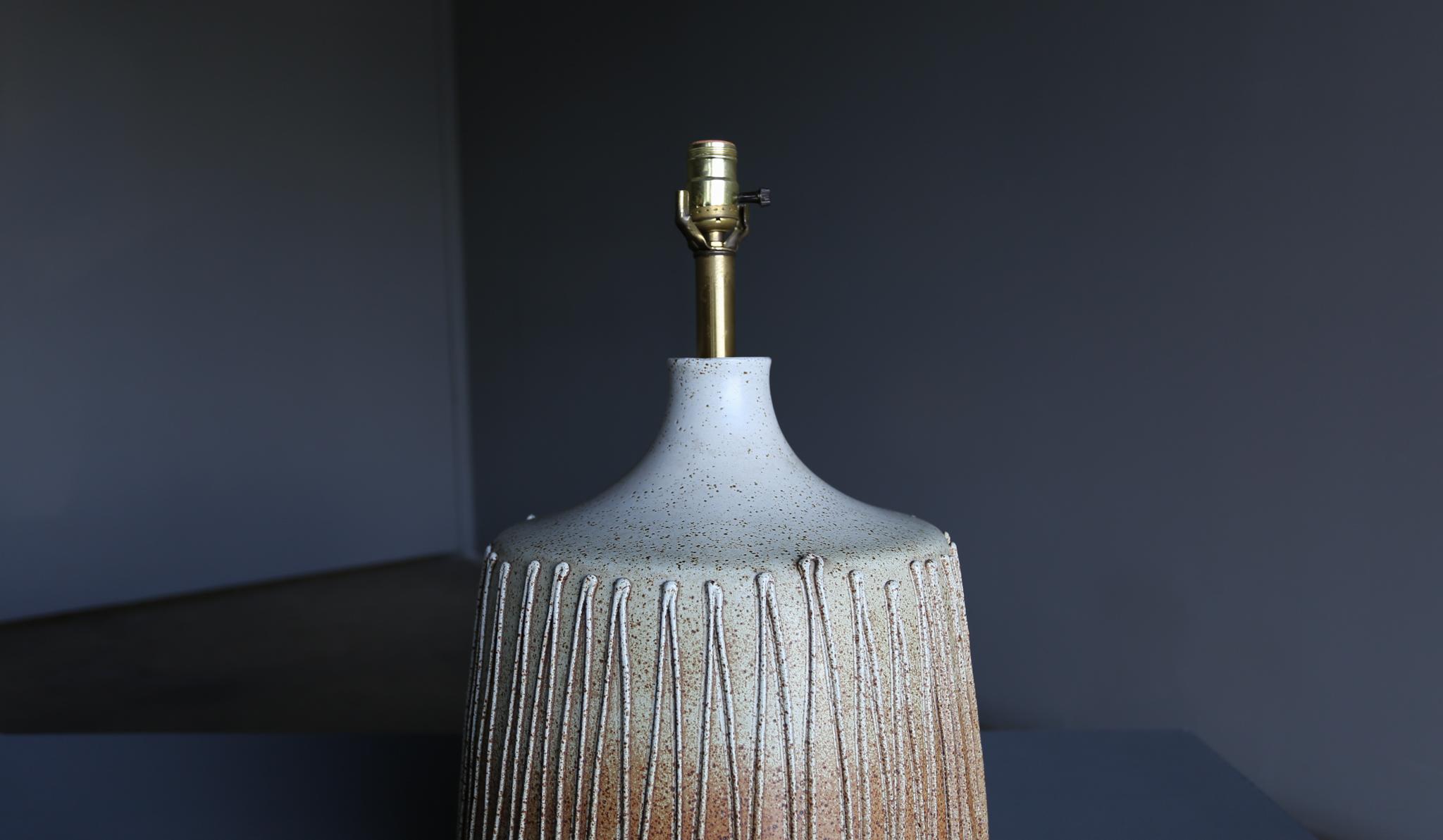 David Cressey Ceramic Table Lamp, circa 1970 11