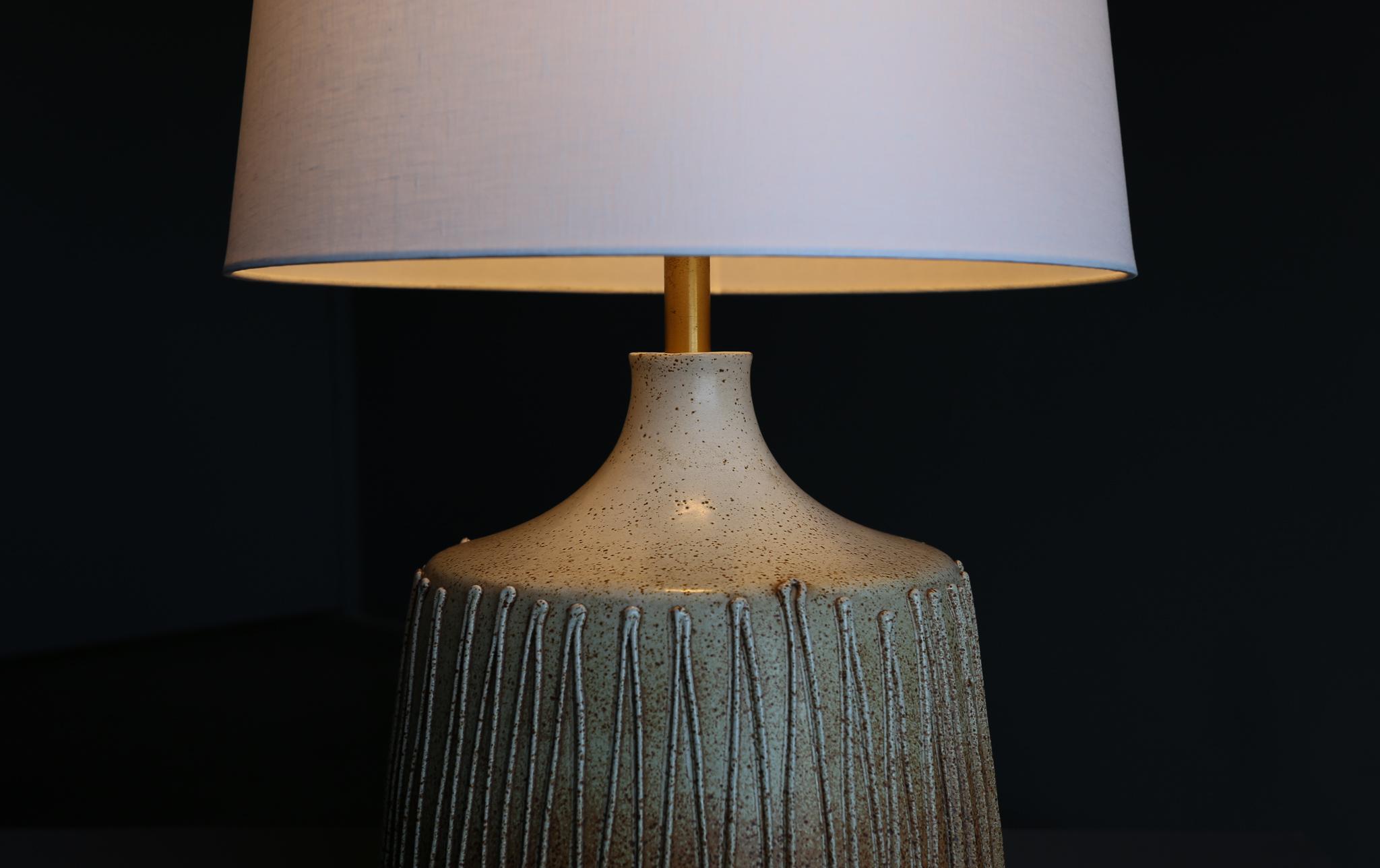 David Cressey Ceramic Table Lamp, circa 1970 1