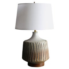 Lampada da tavolo in ceramica di David Cressey, 1970 circa