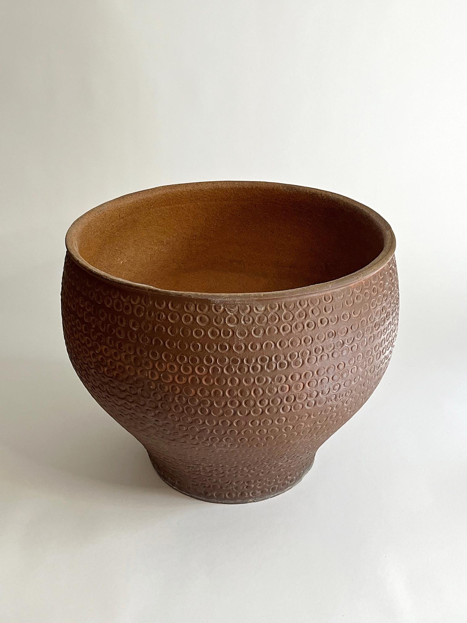 David Cressey Cheerio Planter, Architectural Pottery, 1960s In Good Condition For Sale In South Jordan, UT