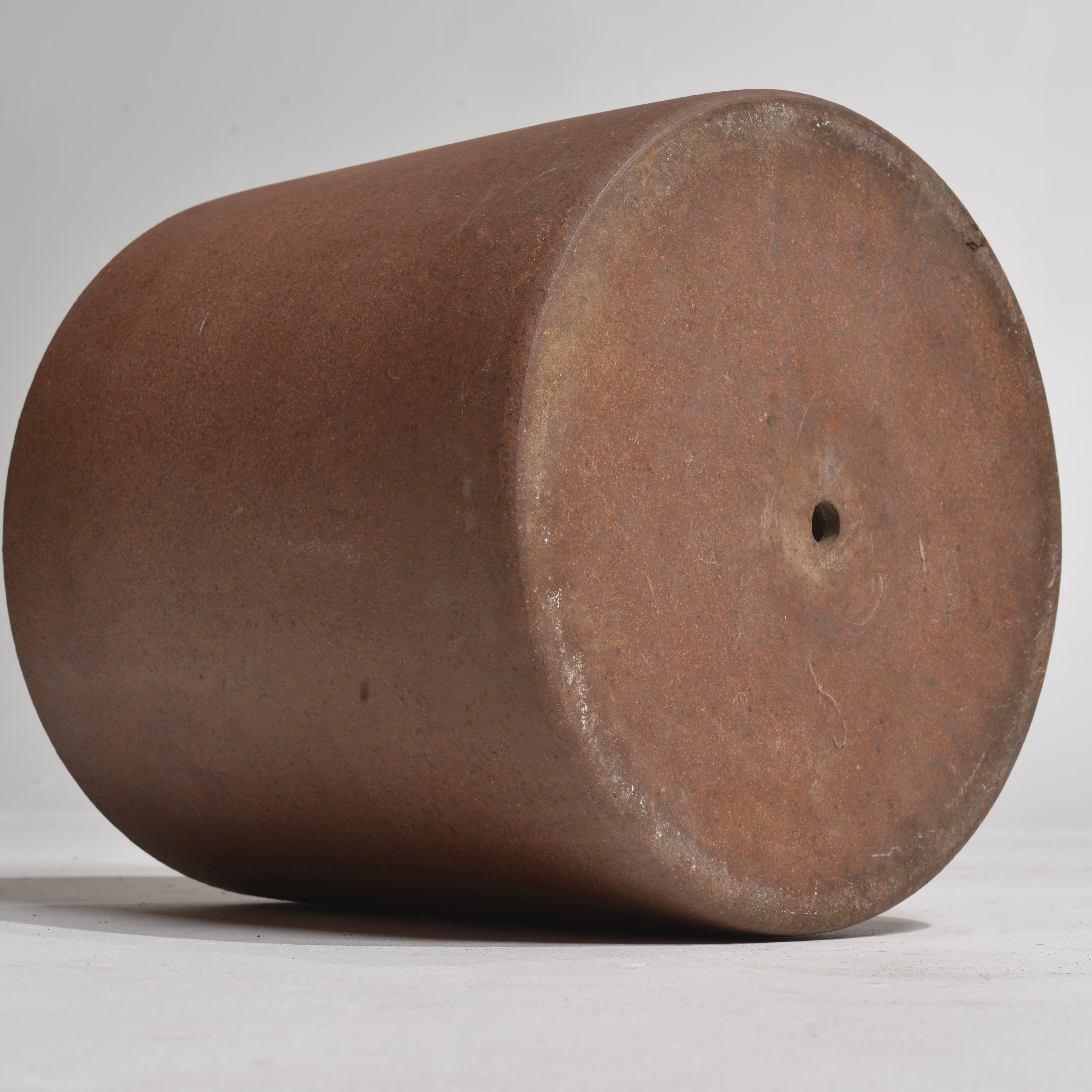 Zylindrisches Pflanzgefäß aus Steingut von David Cressey für Architectural Pottery im Angebot 3