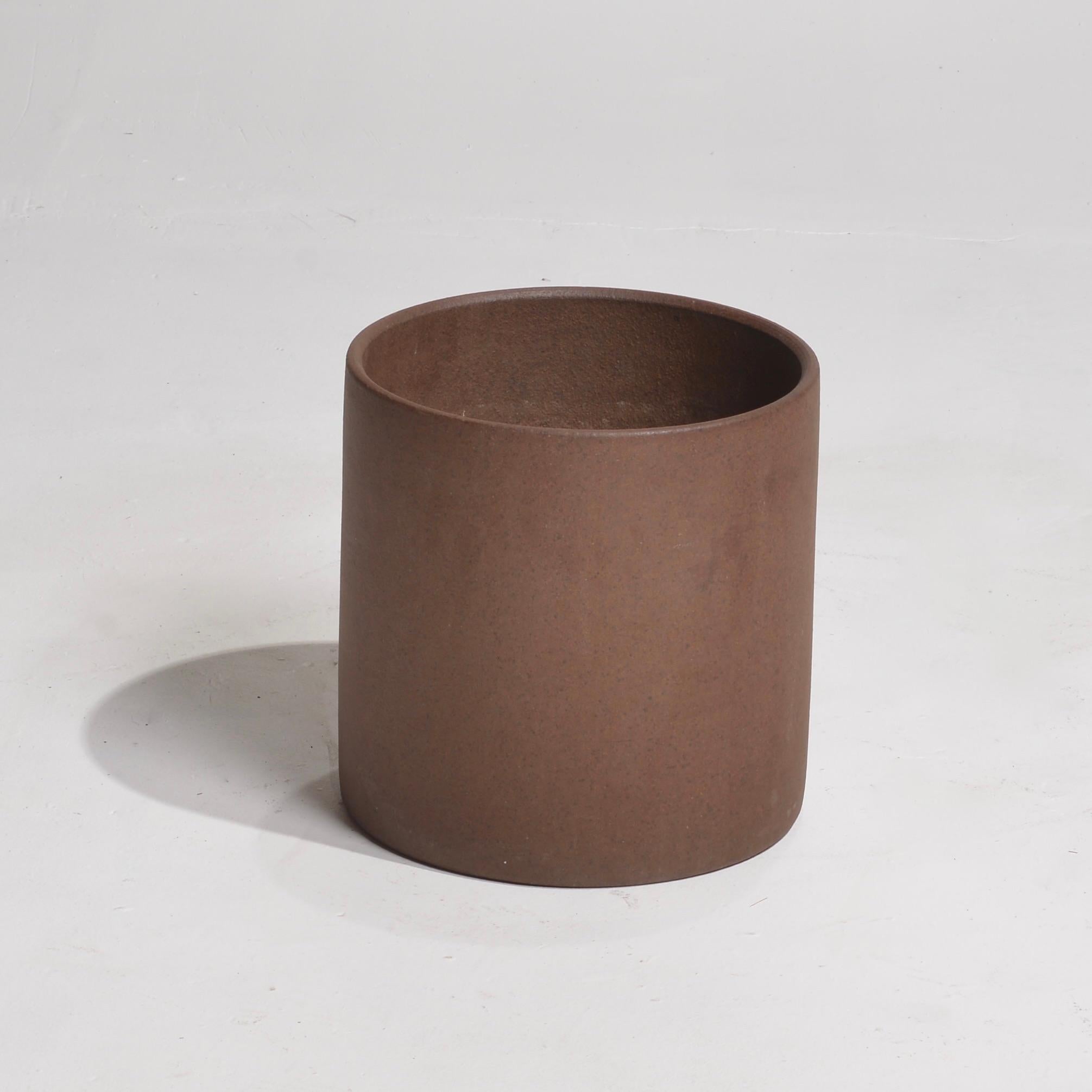 Zylindrisches Pflanzgefäß aus Steingut von David Cressey für Architectural Pottery (Moderne der Mitte des Jahrhunderts) im Angebot